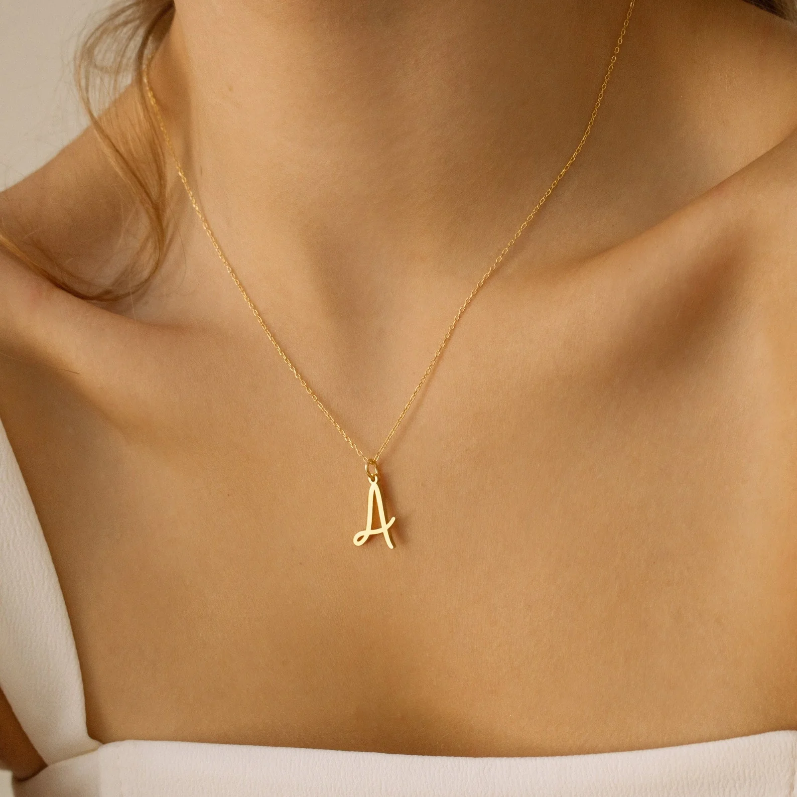 Nella Letter Necklace - Image 6