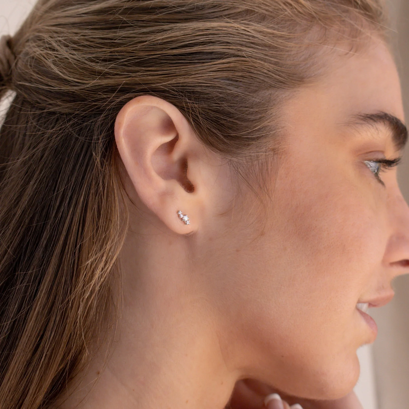 Nile Opal and Diamond Studs - Image 4