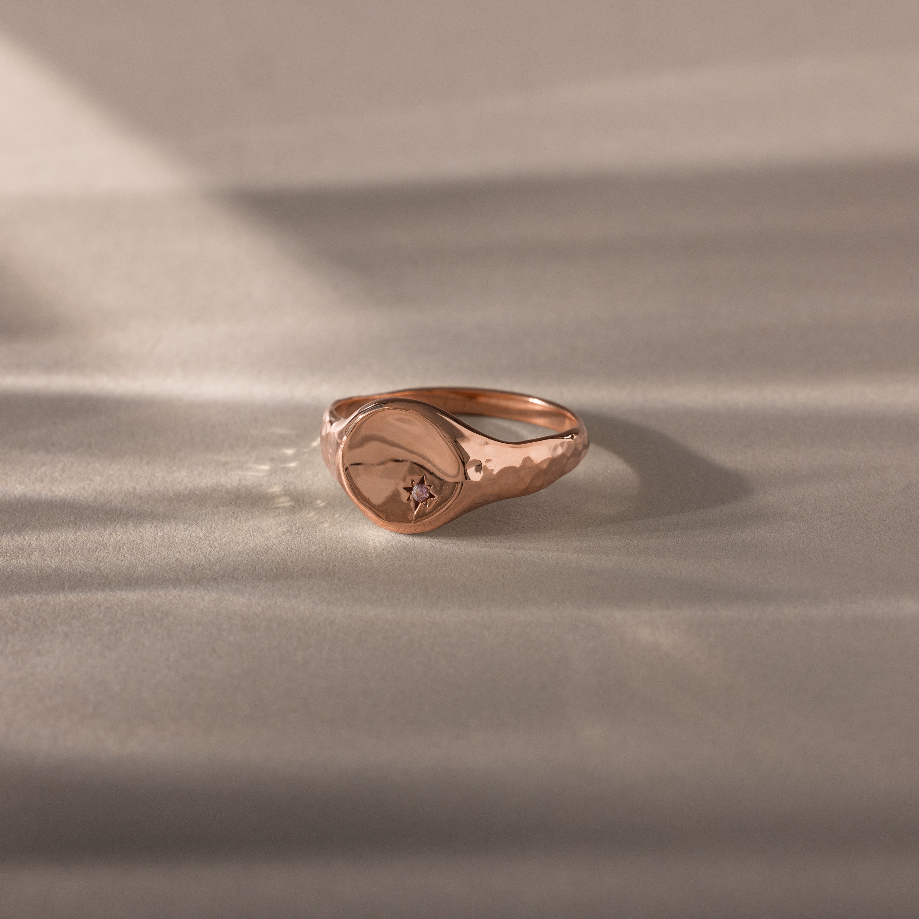 North Star Alexandrite Signet Ring - Image 5