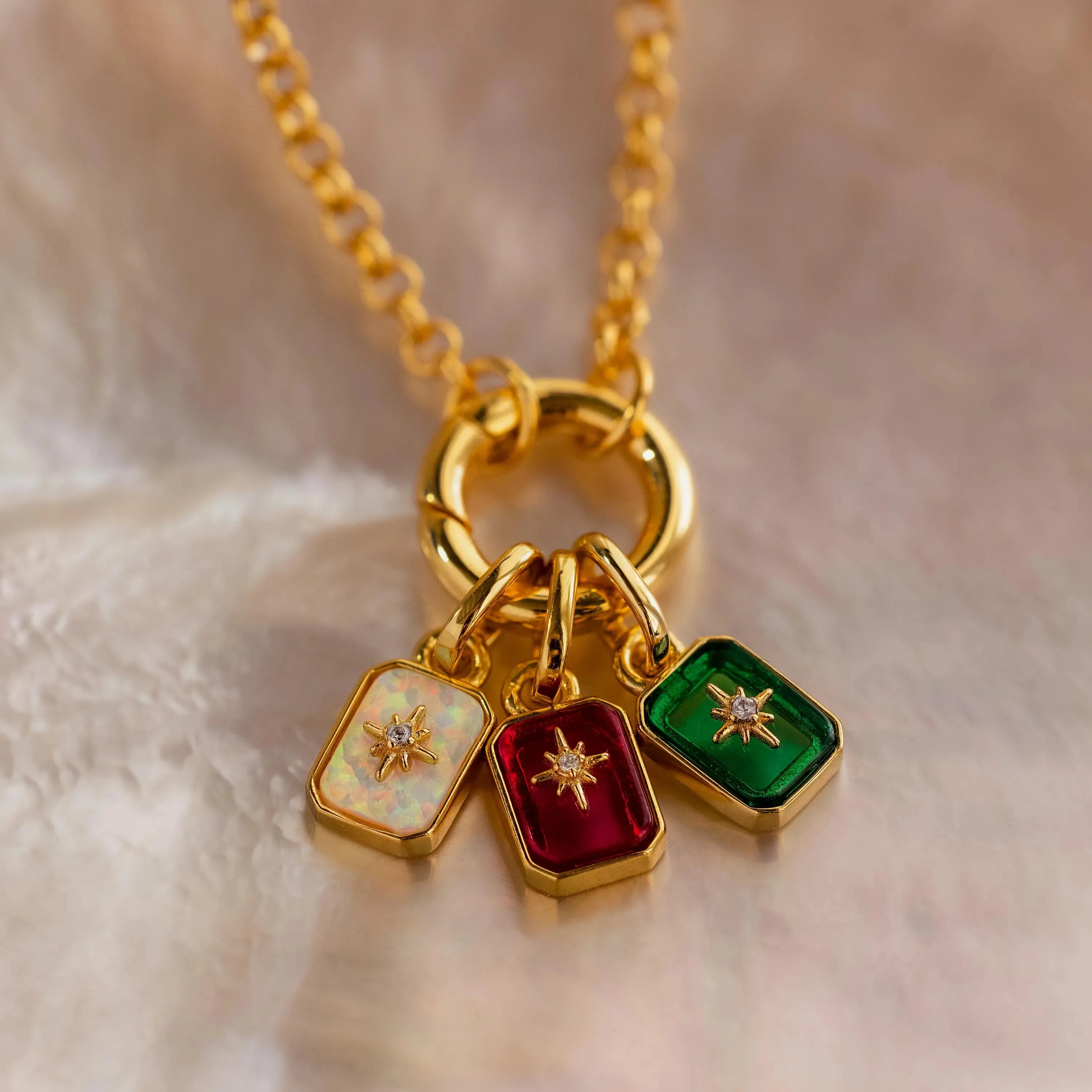 North Star Birthstone Charm - Image 3