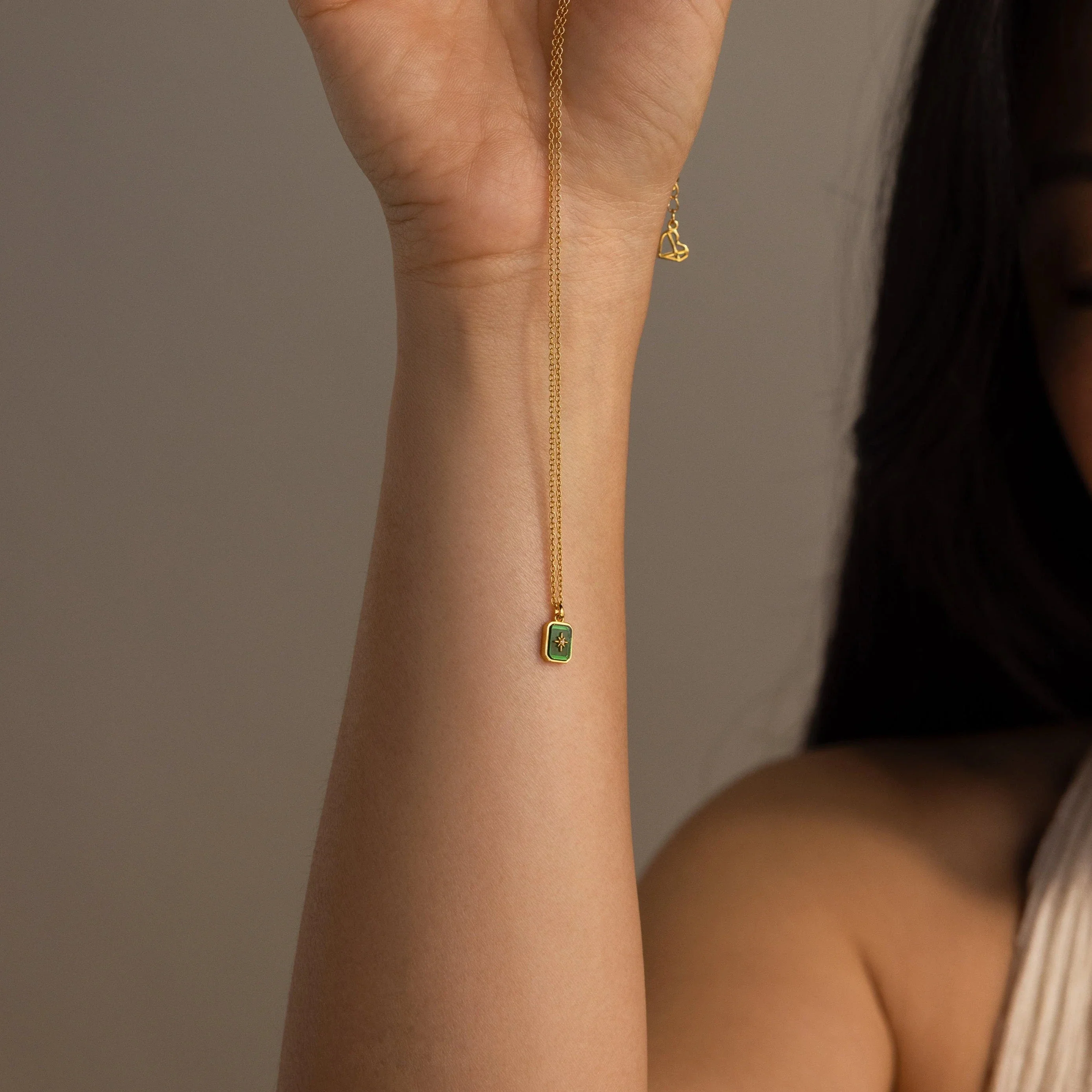 North Star Emerald Necklace - Image 4
