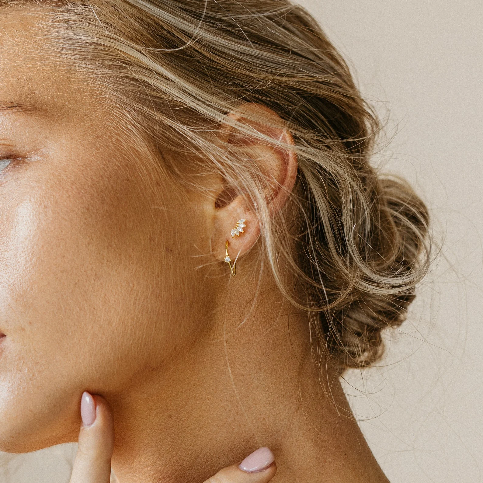 Odessa Marquise Studs - Image 3
