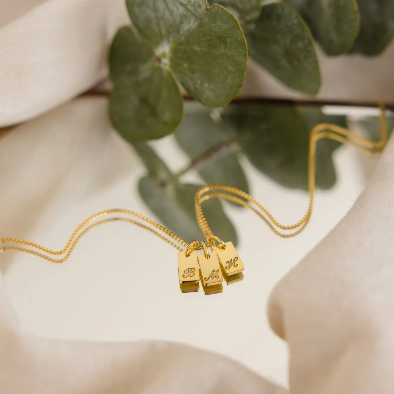 Old English Mini Tag Necklace - Image 5