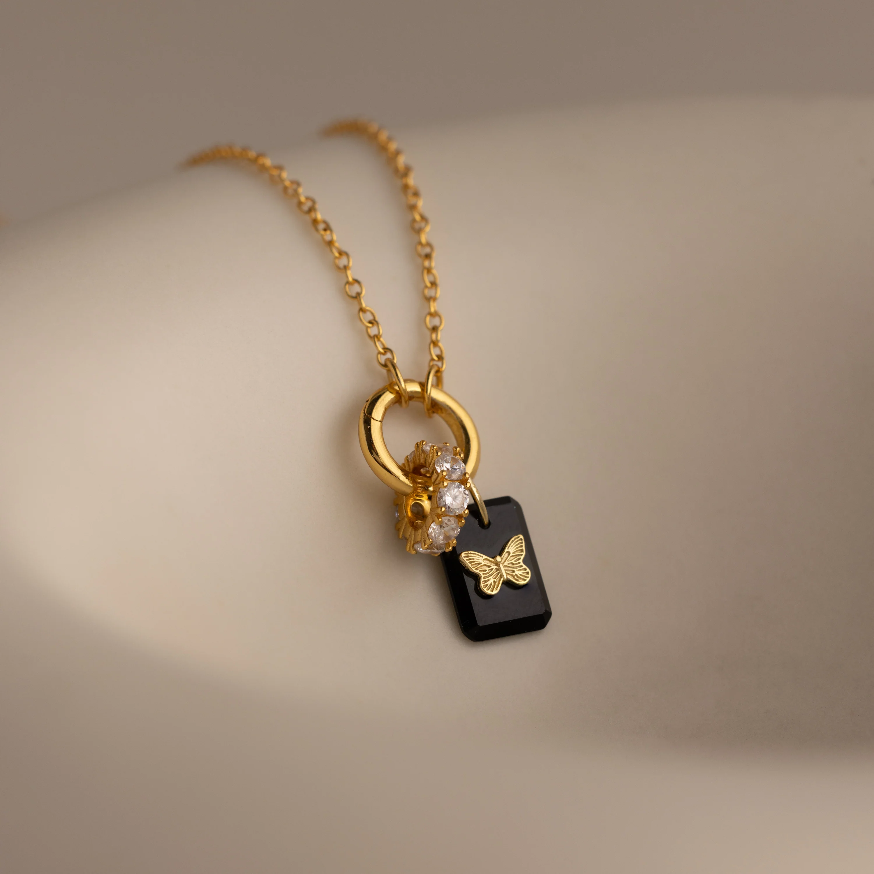 Onyx Butterfly Charm - Image 6