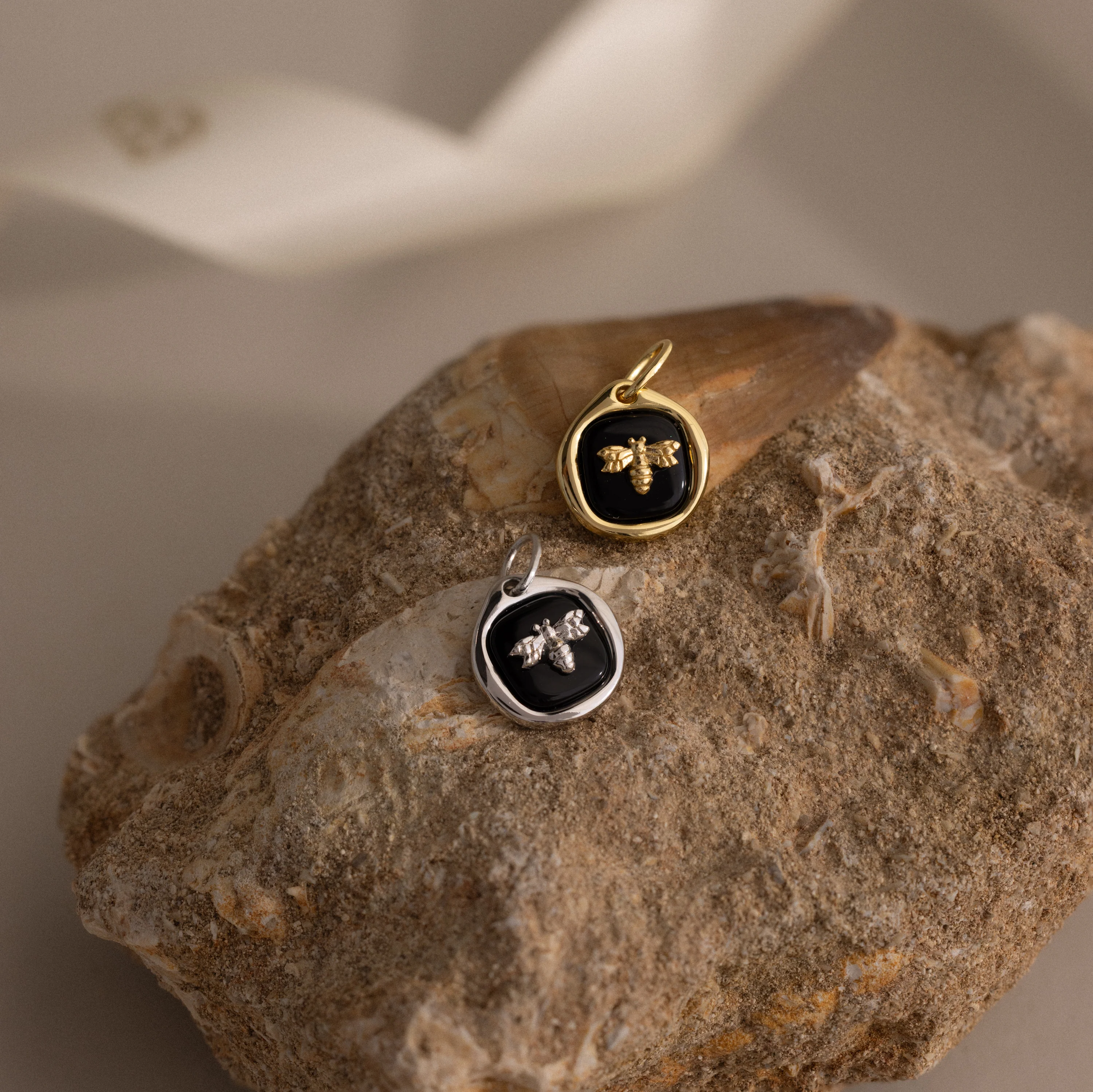 Onyx Honeybee Charm - Image 4