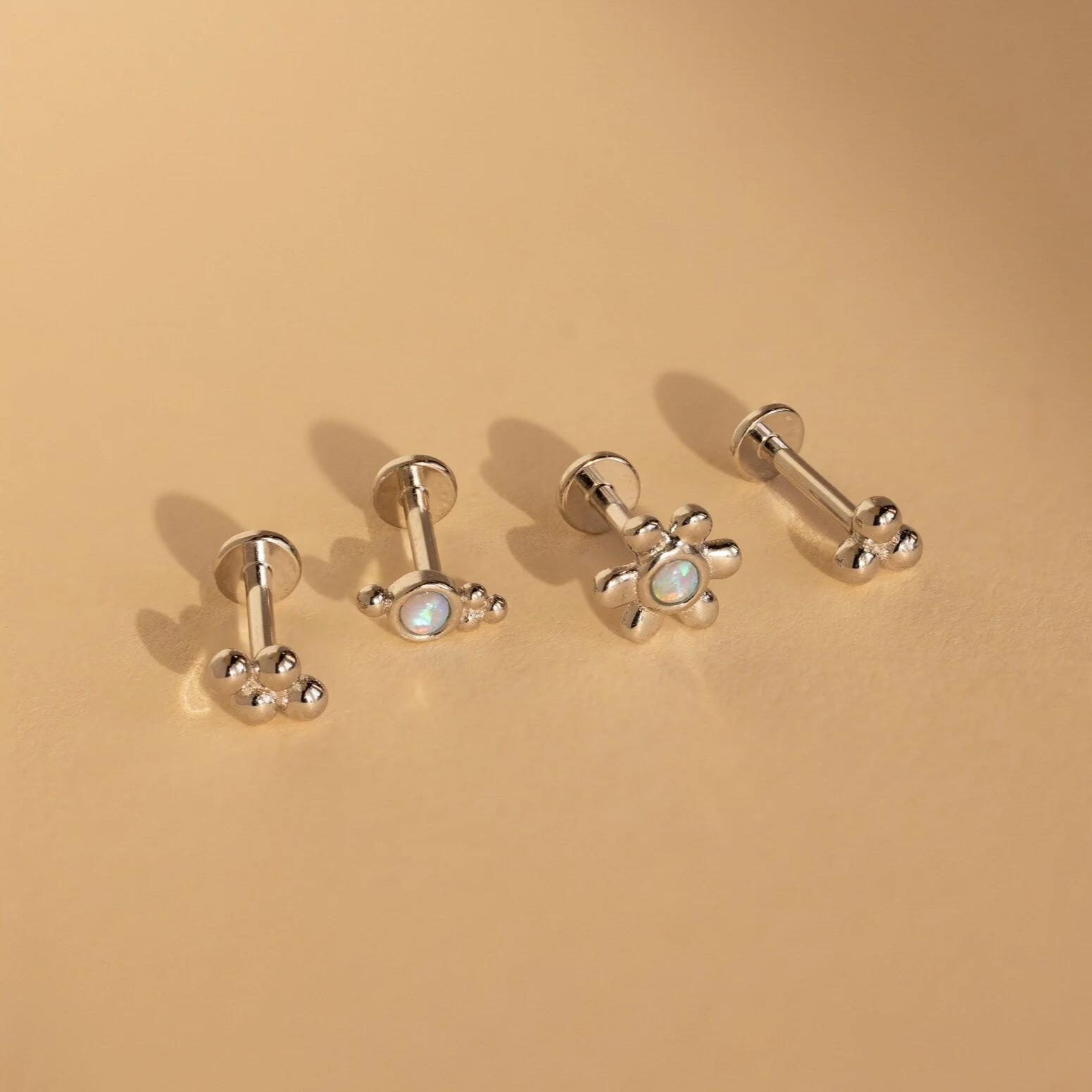 Opal Cluster Studs Set - Image 7