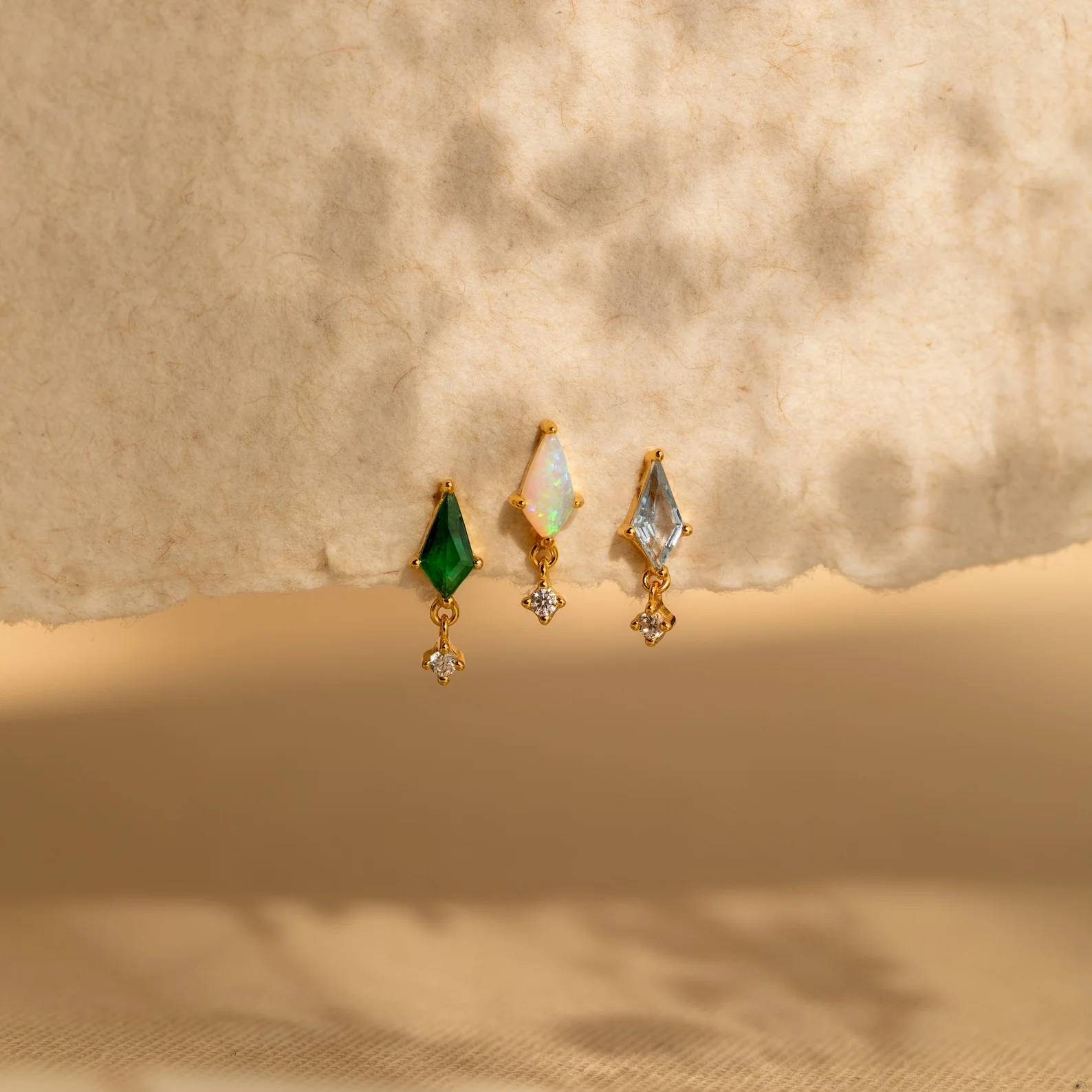 Opal Kite Drop Earrings - Image 3