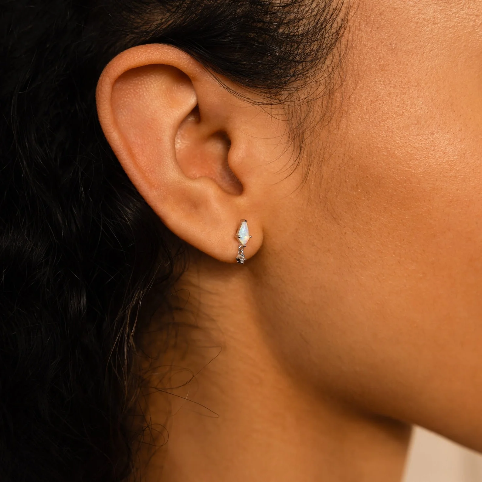 Opal Kite Drop Earrings - Image 4