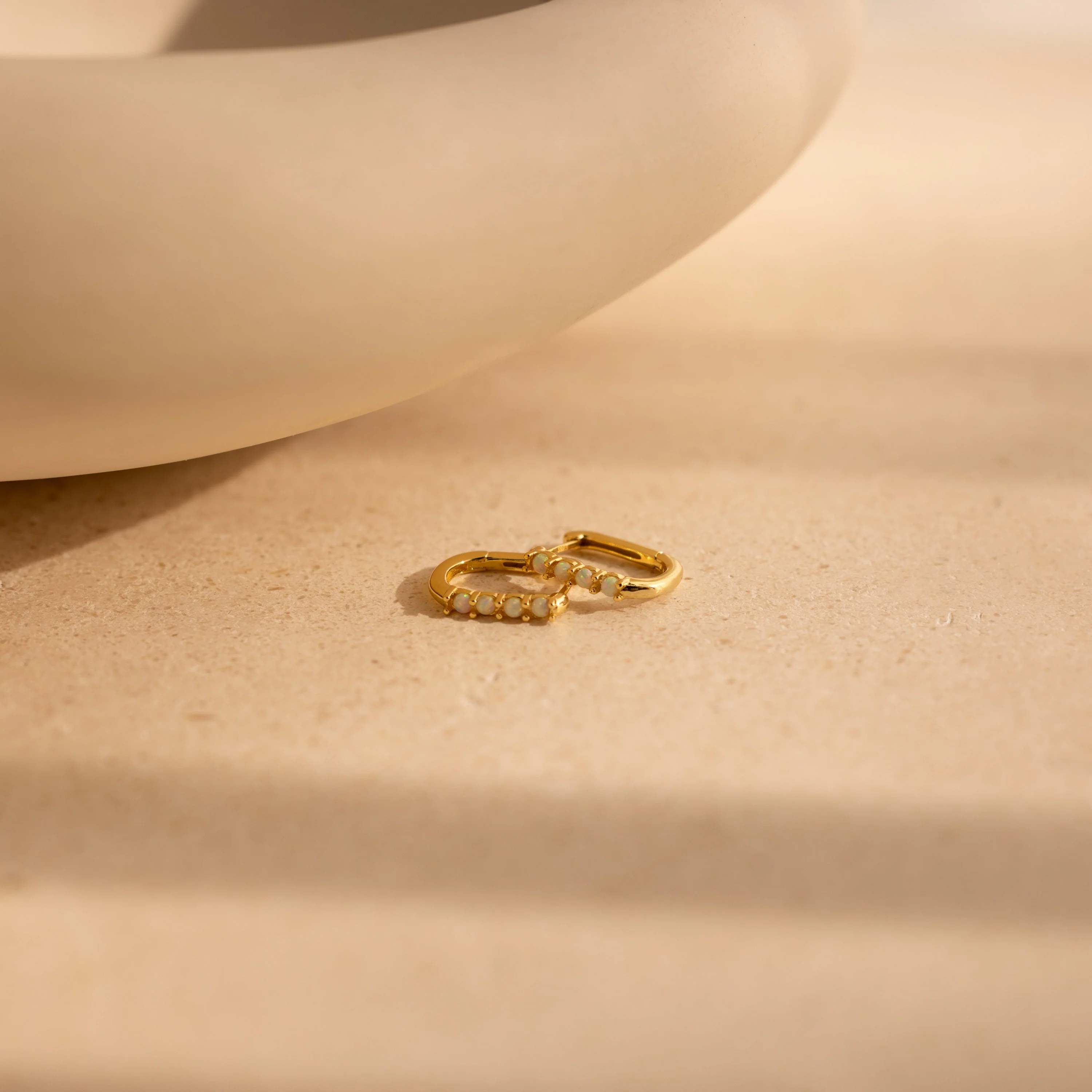 Opal Link Hoops - Image 7