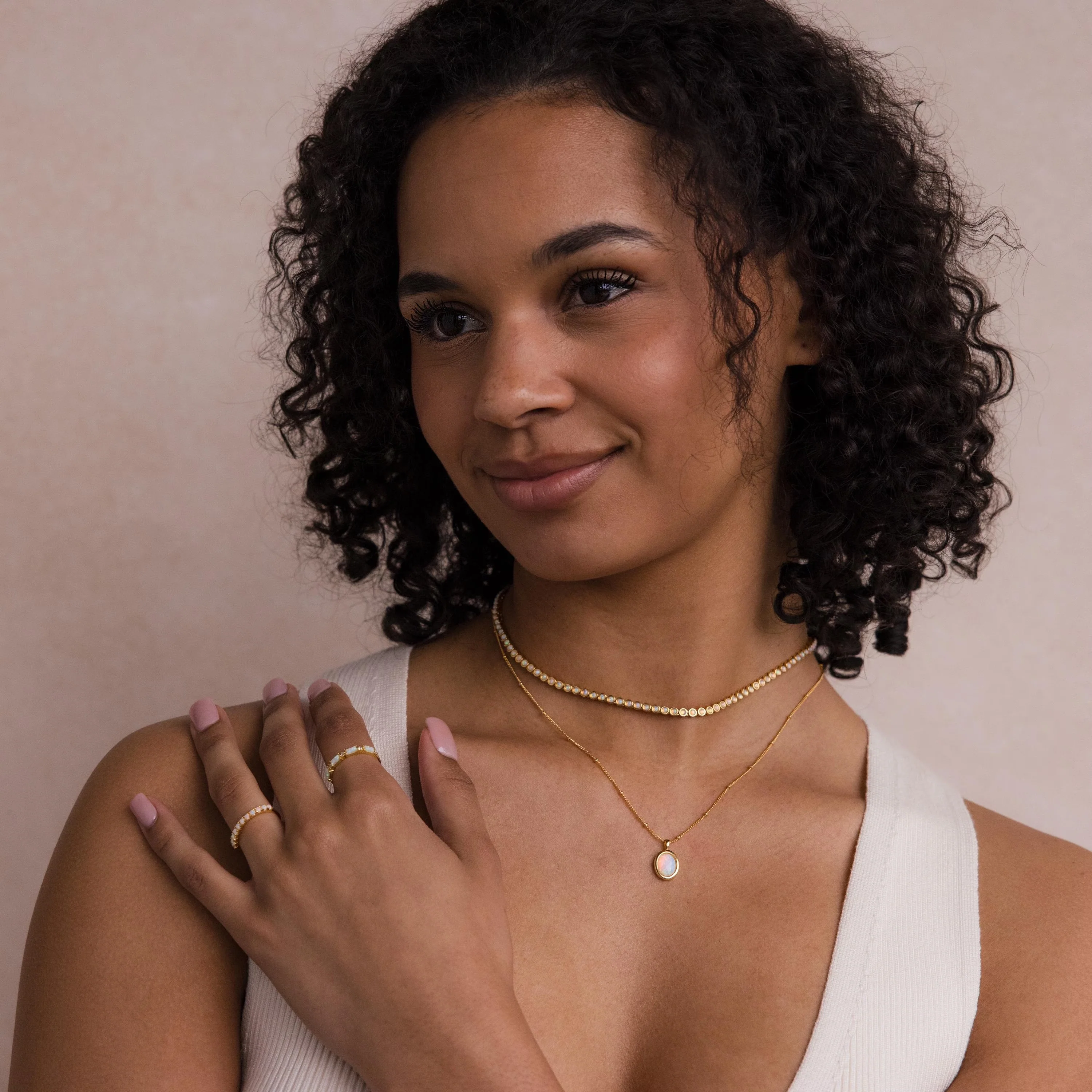 Opal Pendant Necklace - Image 6