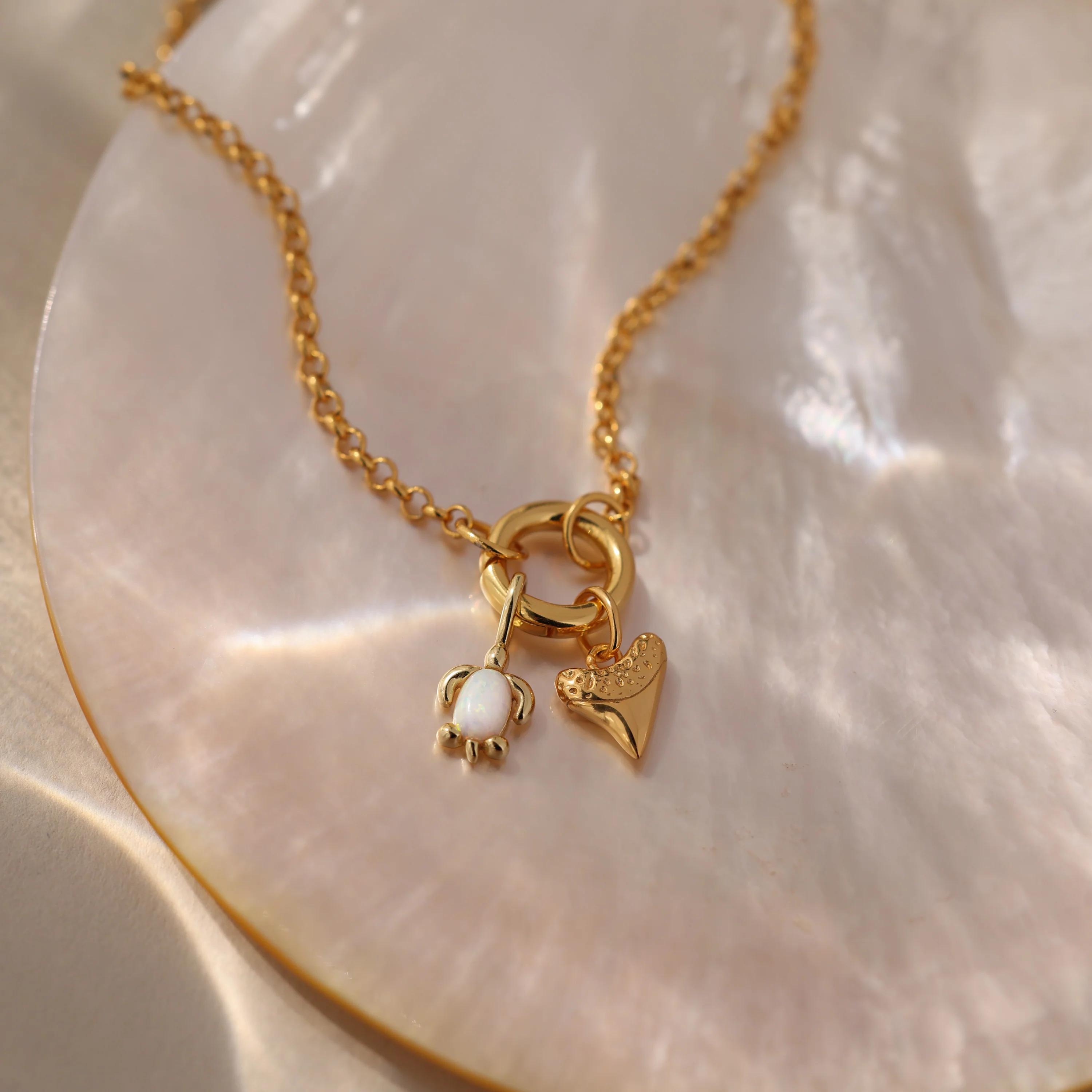 Opal Sea Turtle Charm - Image 7
