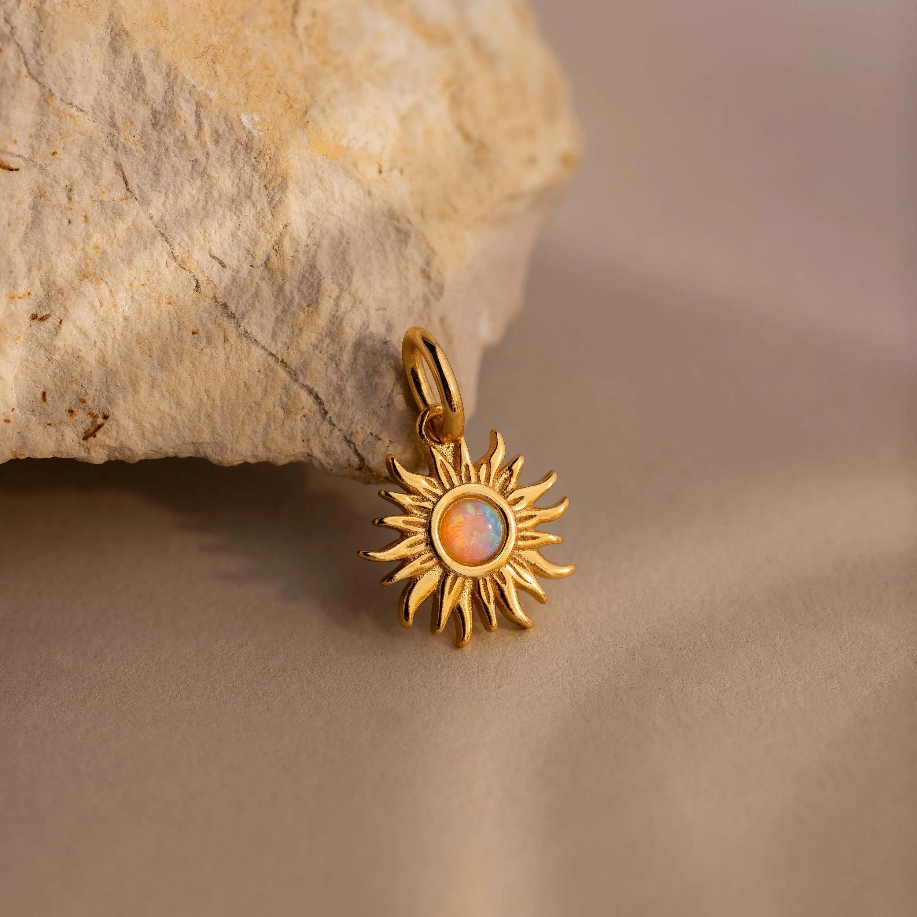 Opal Sun Charm