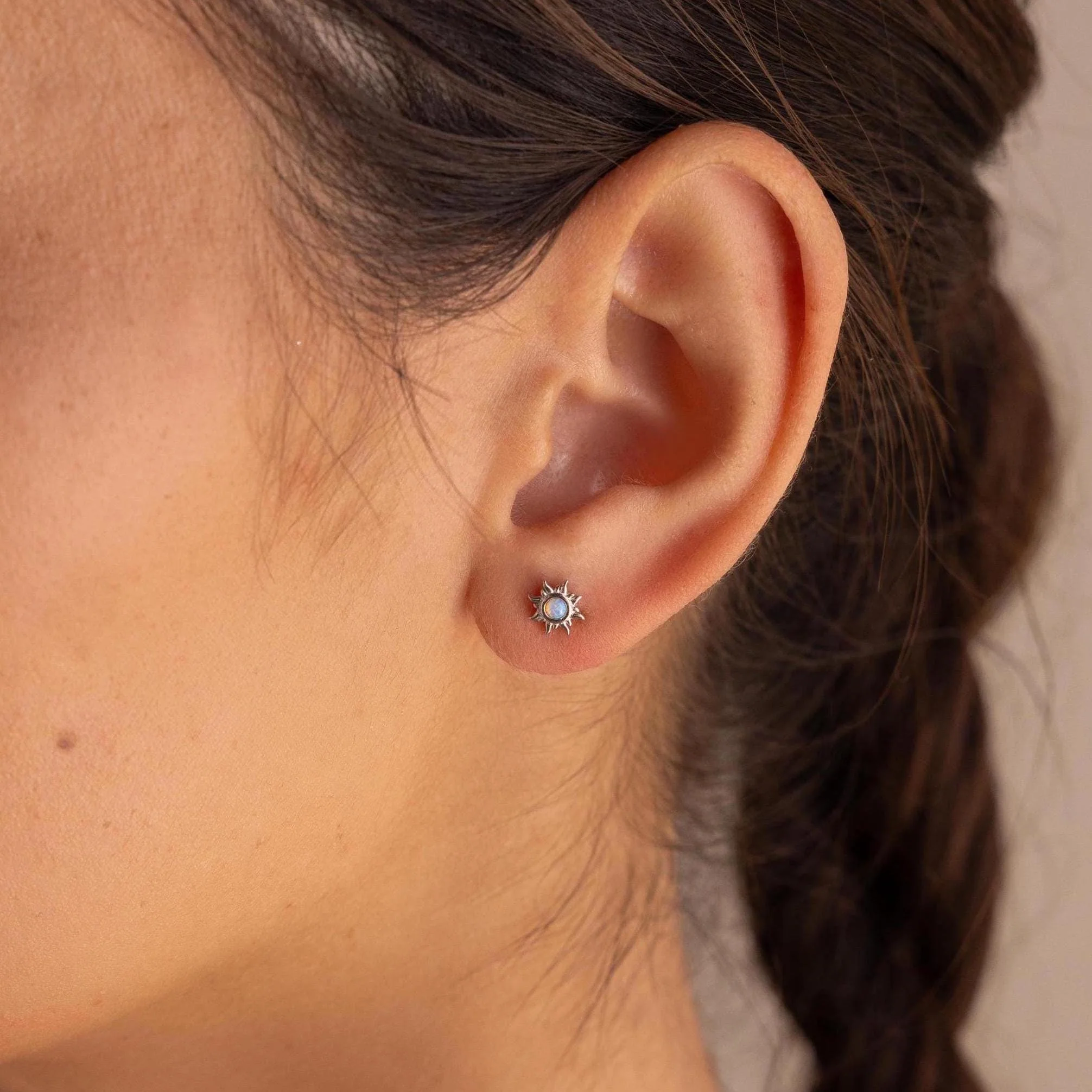 Opal Sun Flat Back Studs - Image 4