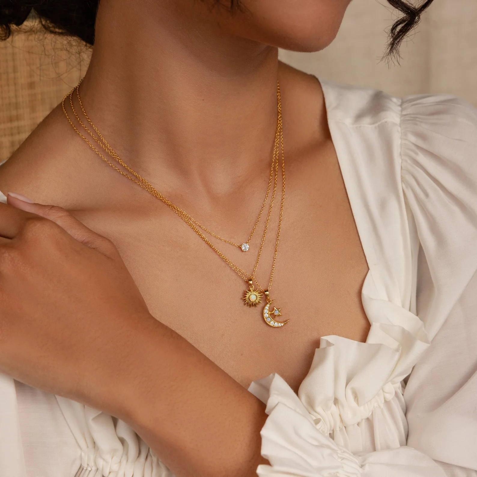Opal Sun Necklace - Image 6