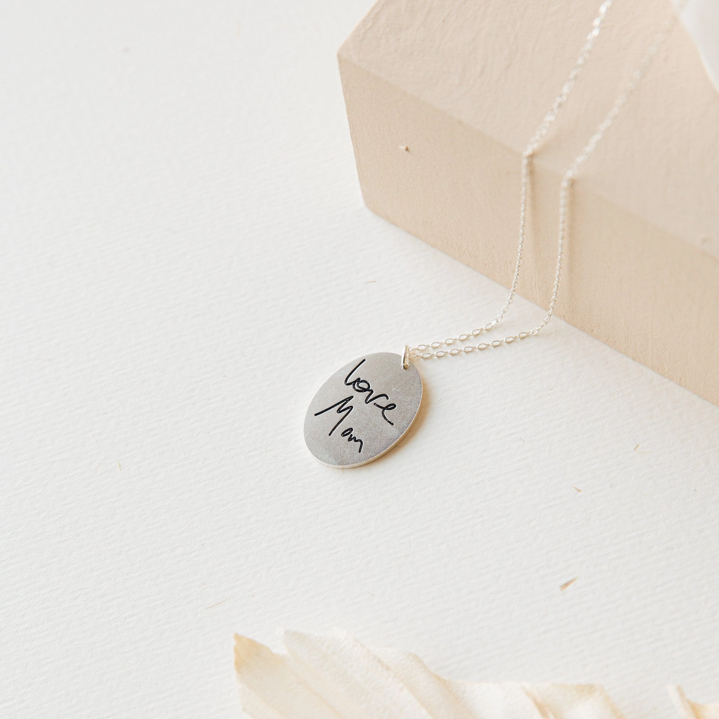 Oval Fingerprint Necklace - Image 5