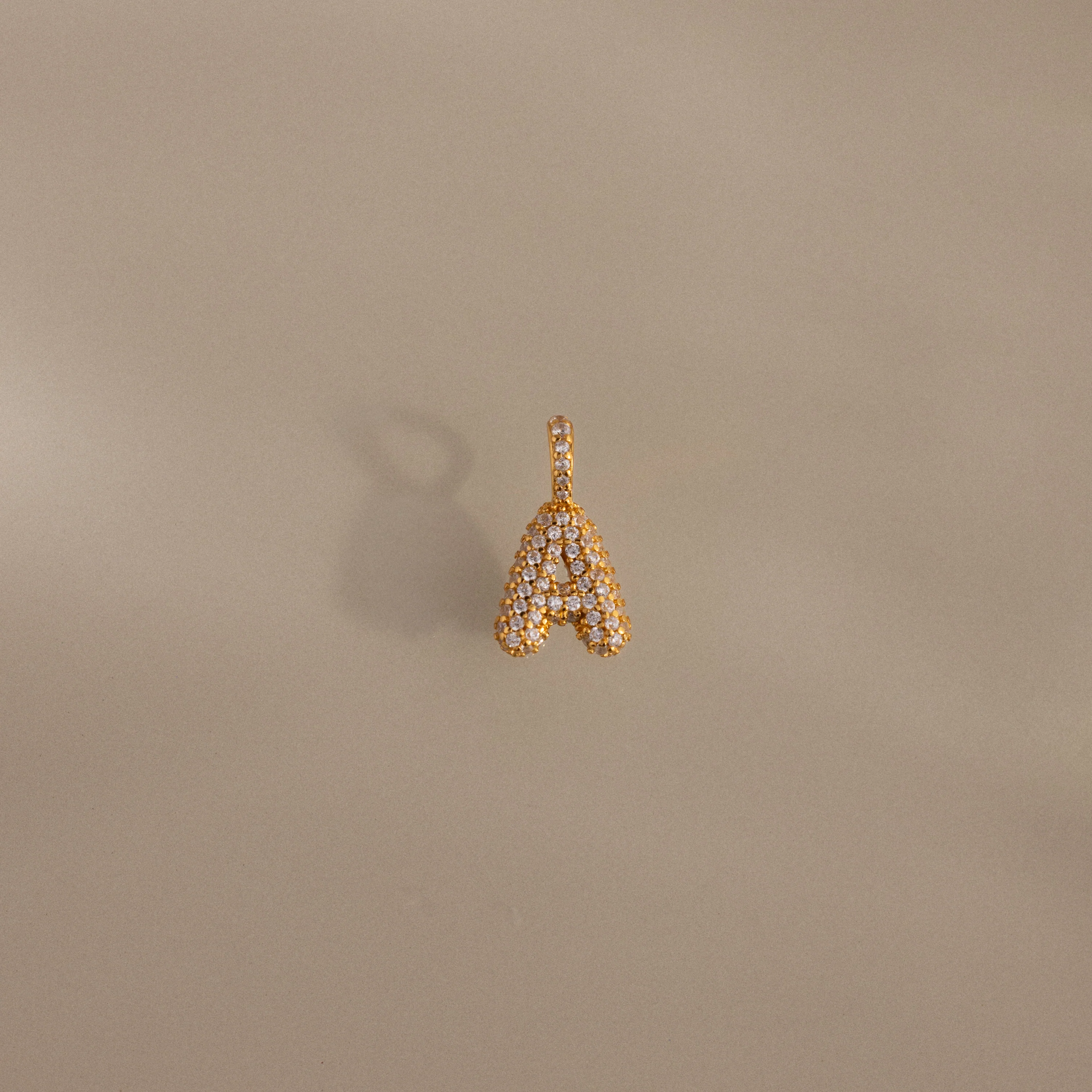 Pave Bubble Letter Charm - Image 33