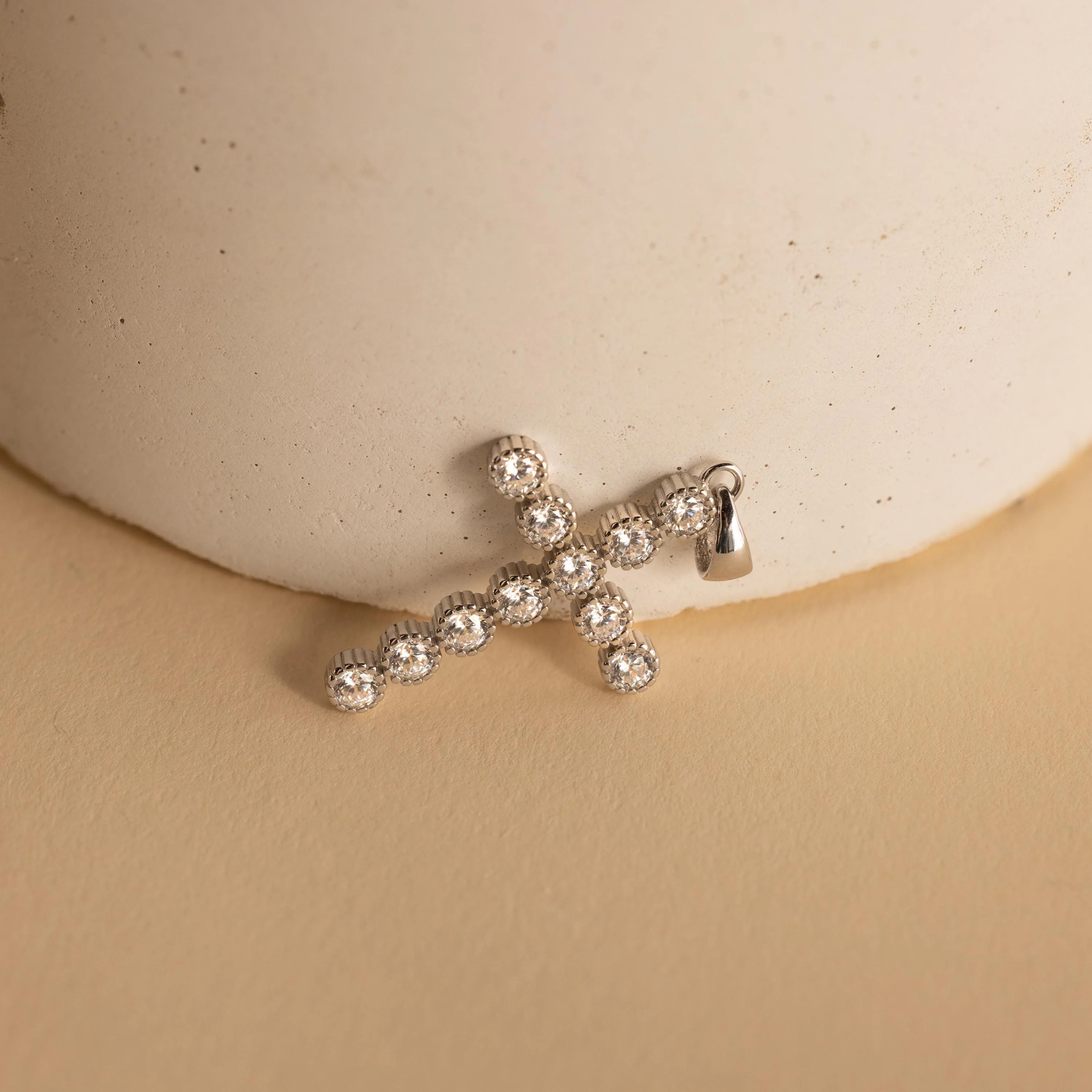 Pave Cross Charm - Image 5