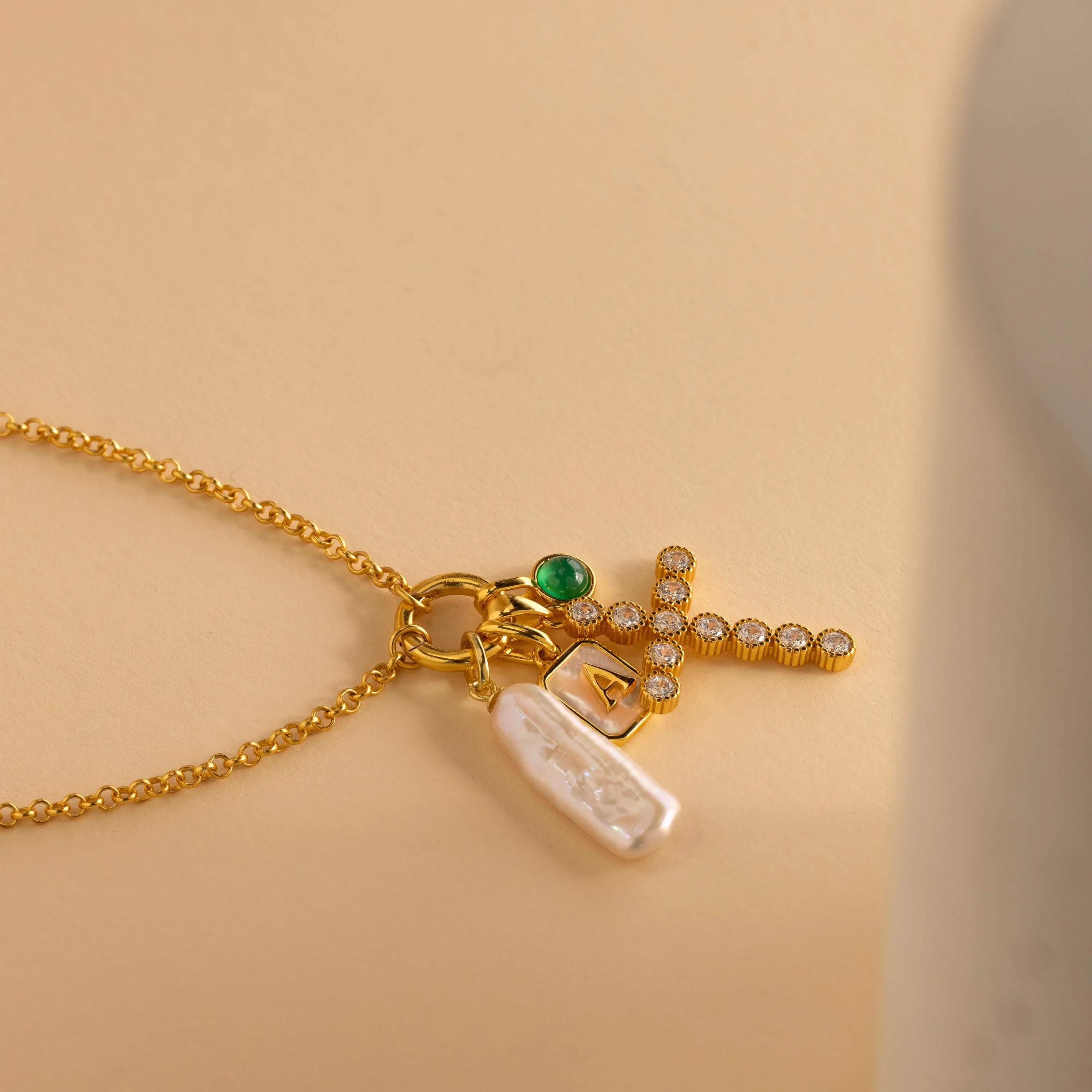 Pave Cross Charm - Image 7