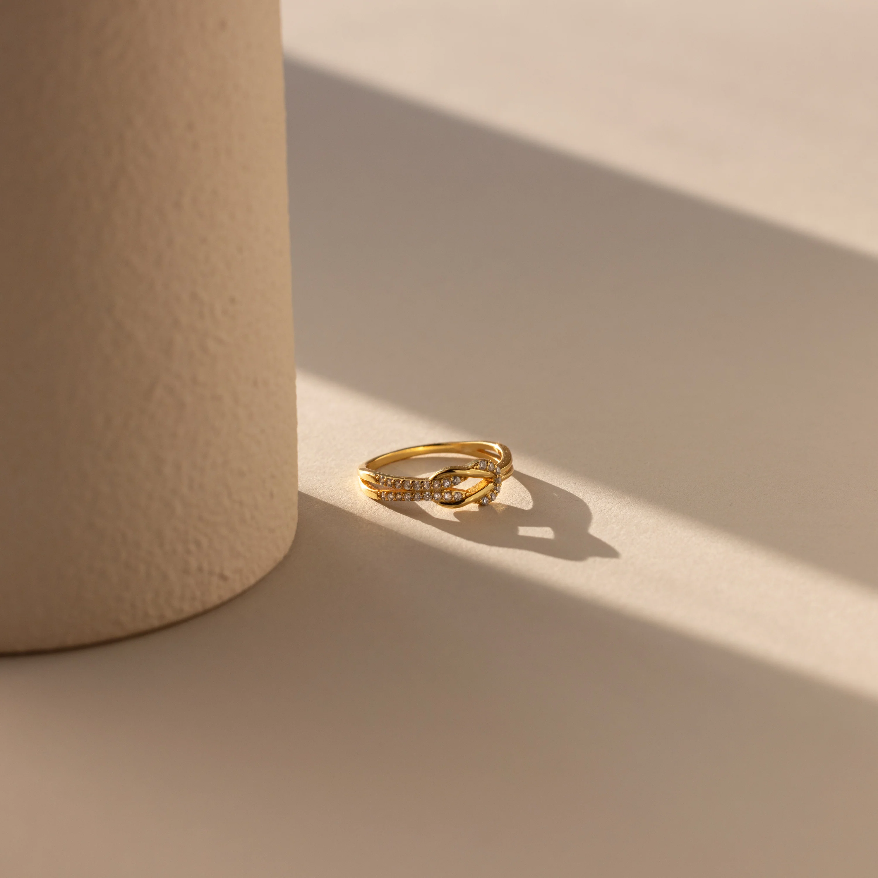 Pave Double Knot Ring - Image 5