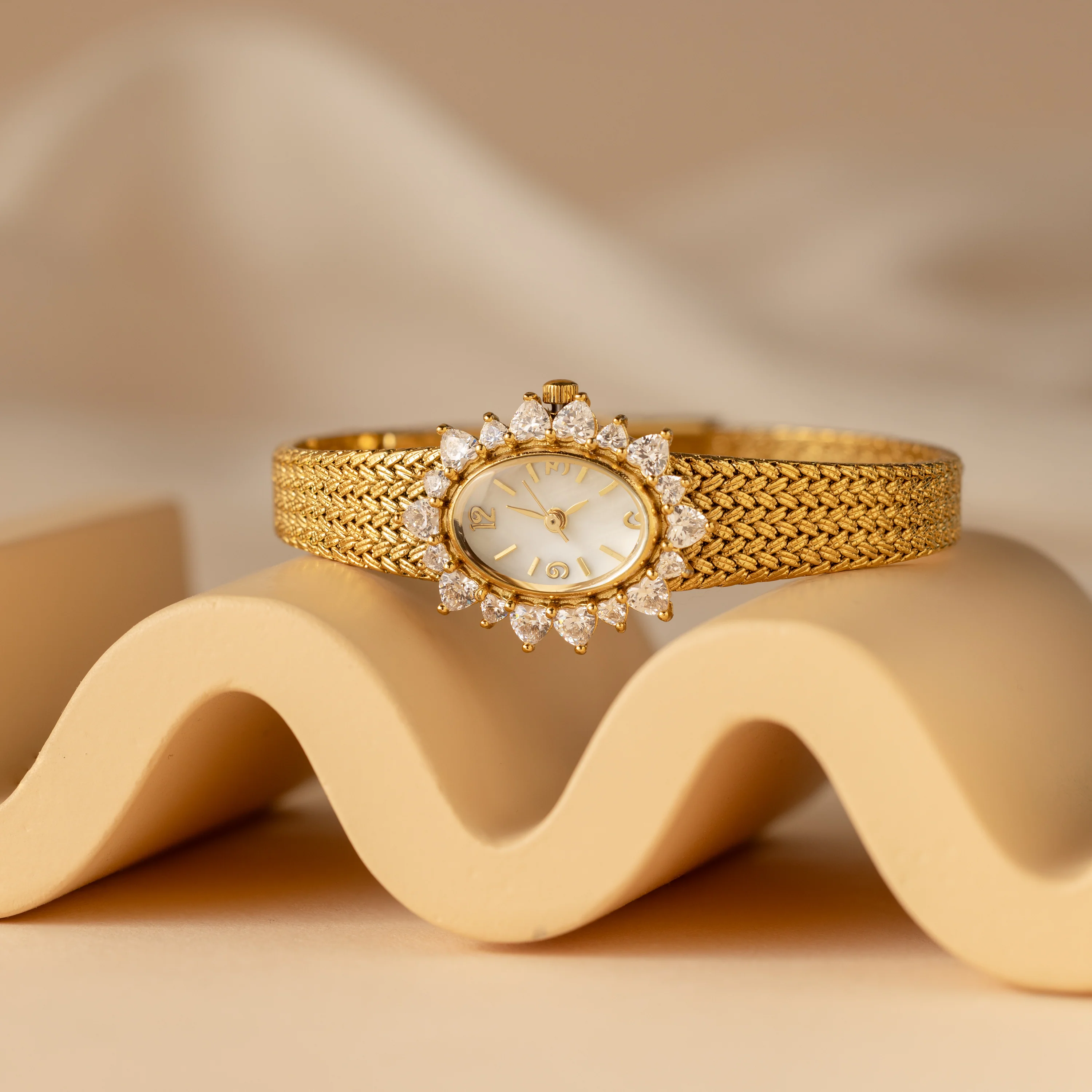 Pave Heart Timepiece - Image 3