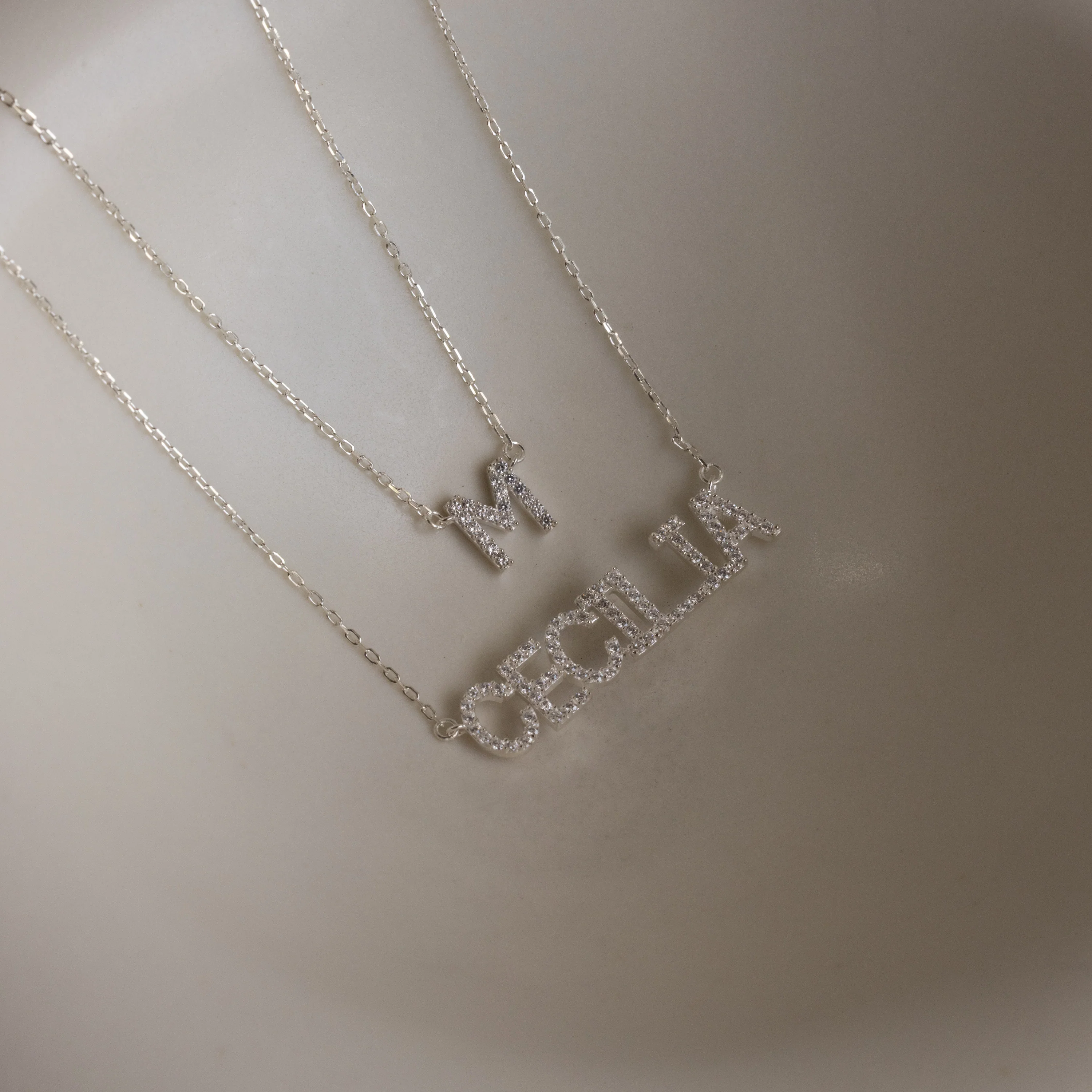 Pave Name Necklace - Image 4