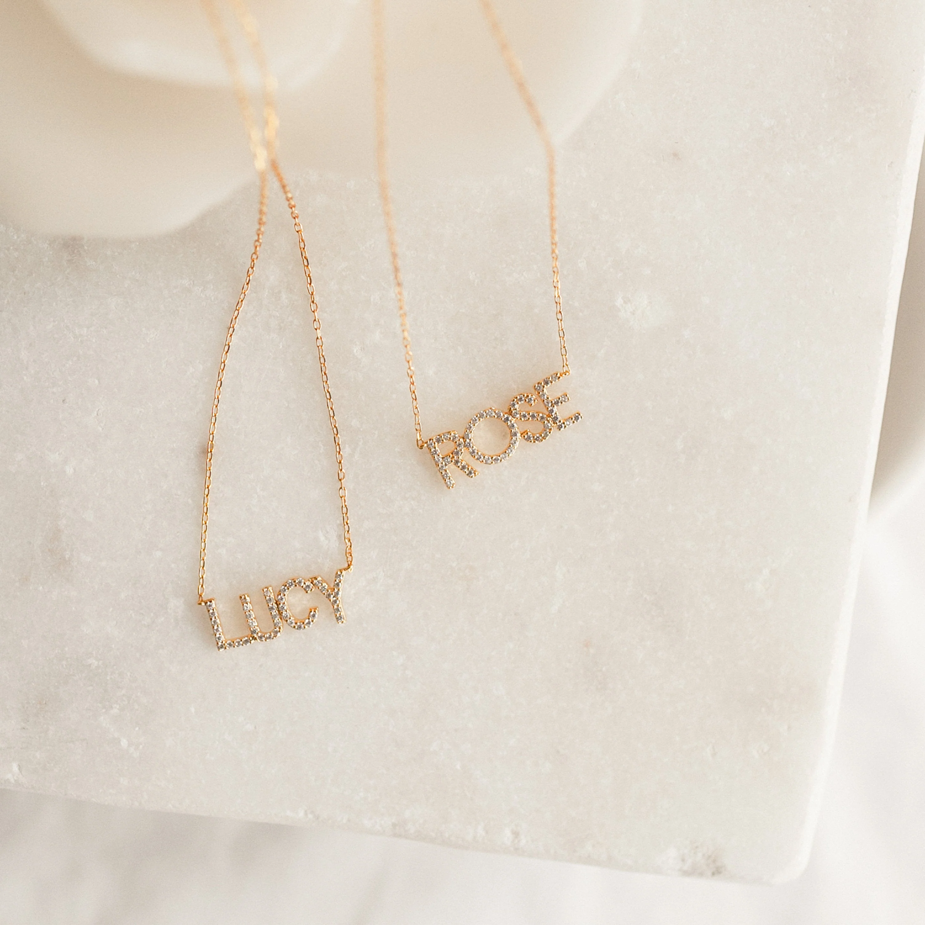 Pave Name Necklace - Image 7