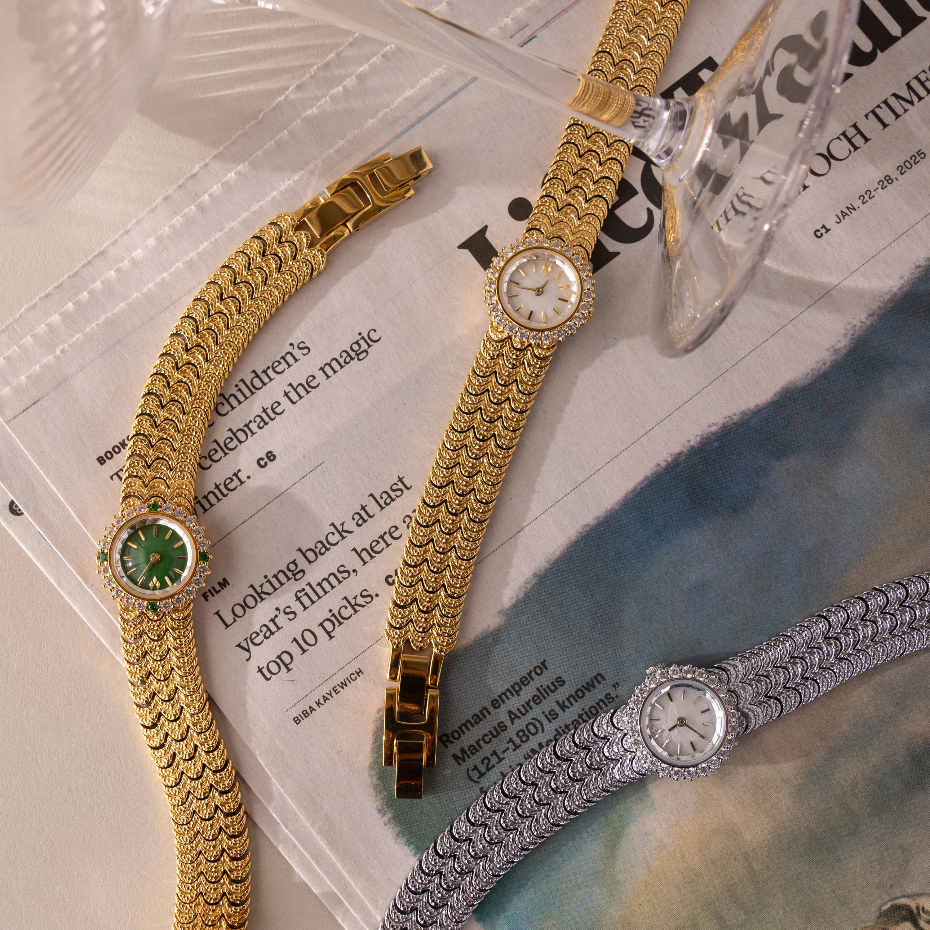 Pave Scalloped Timepiece - Image 6