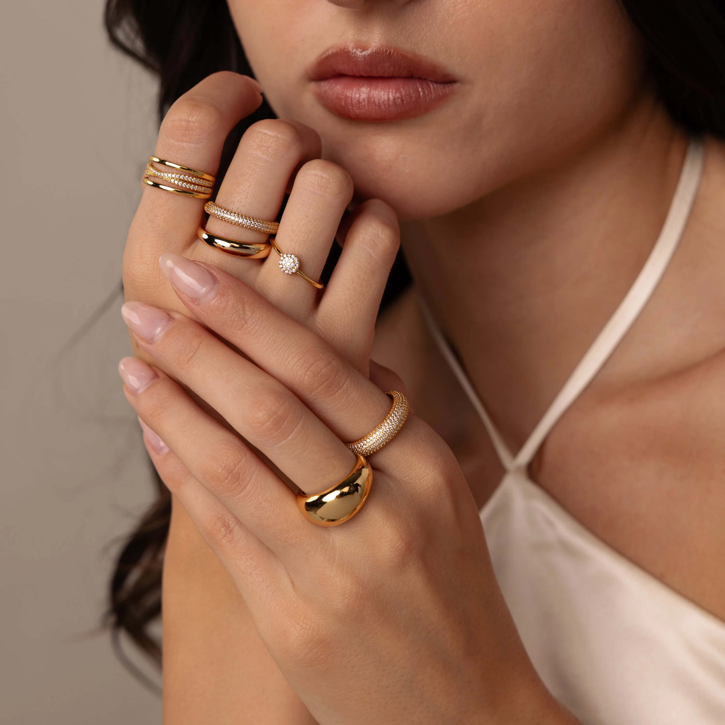 Pave Stacking Rings - Image 6