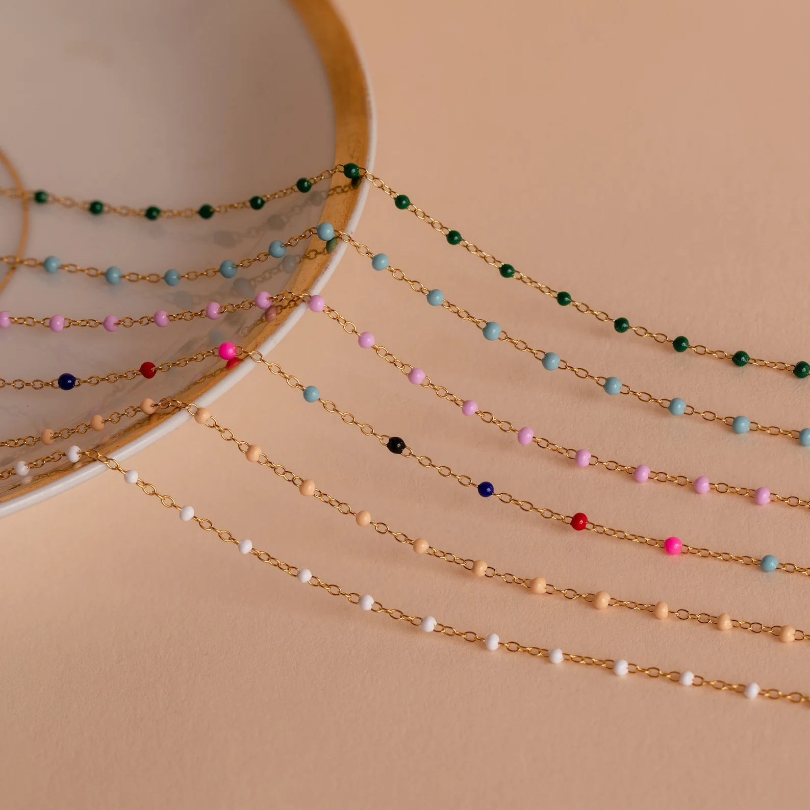 Peach Station Necklace - Image 7