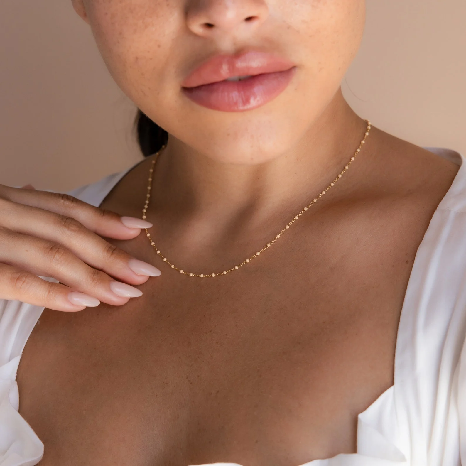 Peach Station Necklace - Image 8