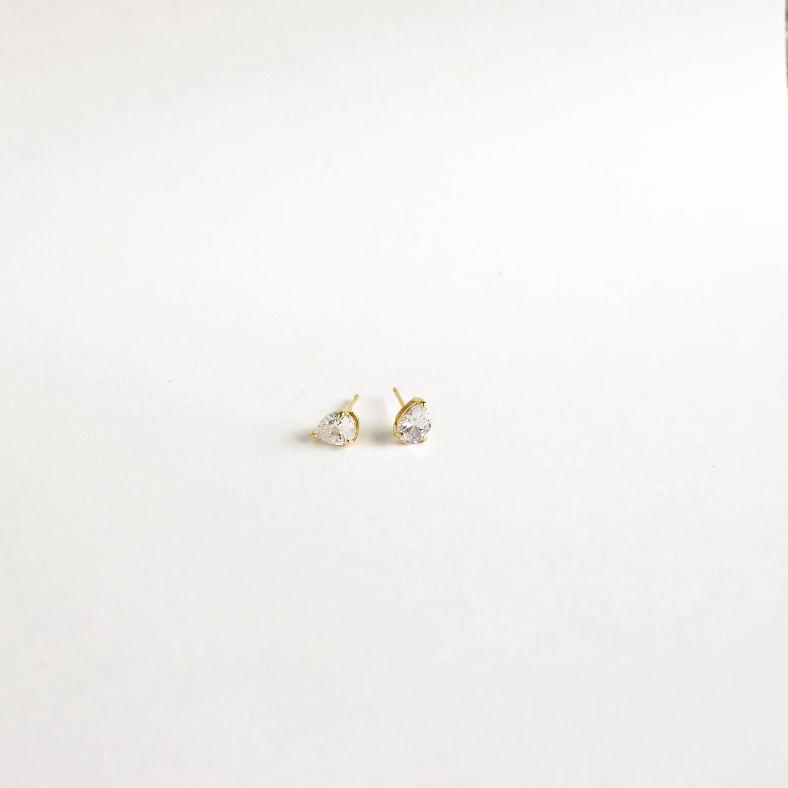 Pear Diamond Studs - Image 7