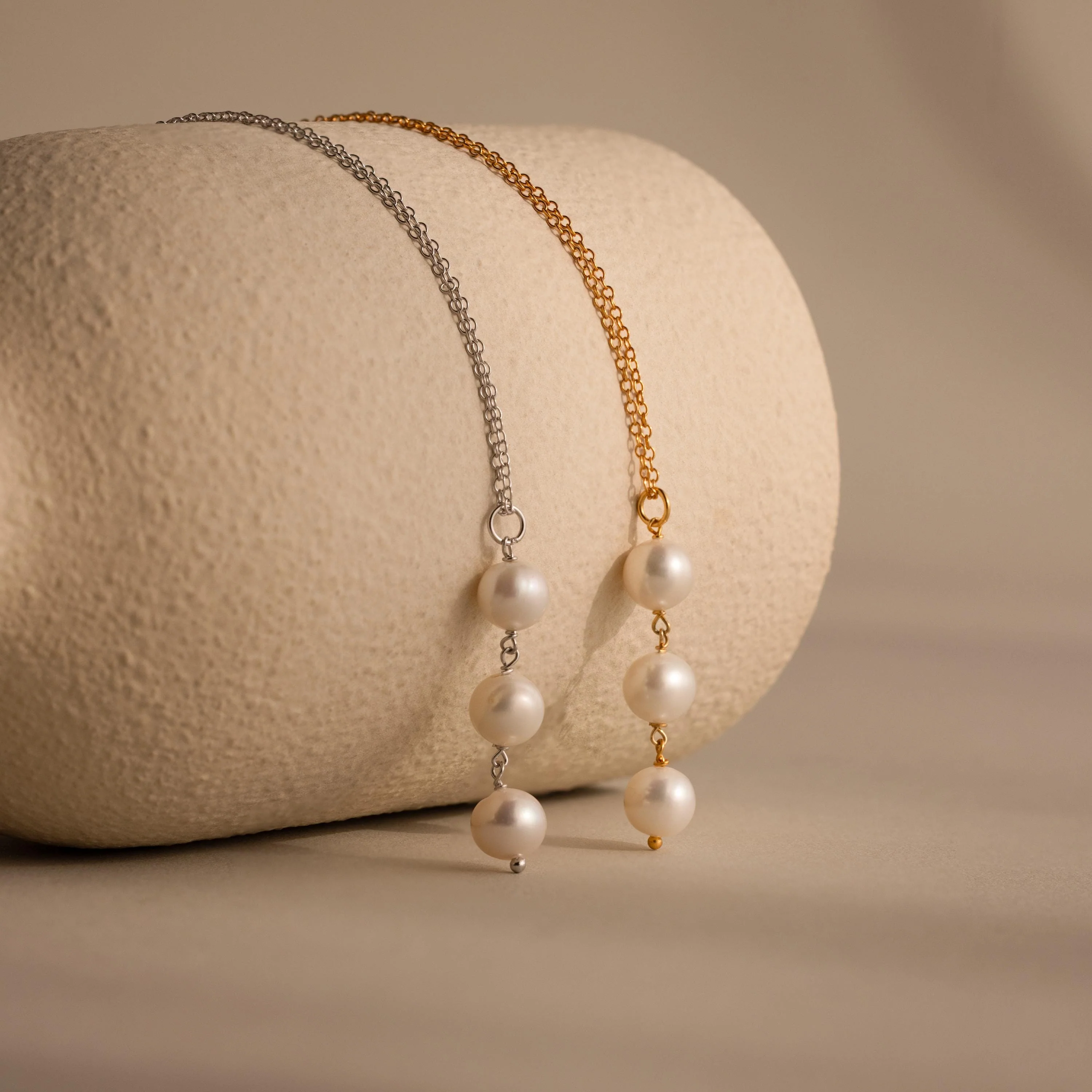 Pearl Cascade Necklace - Image 4