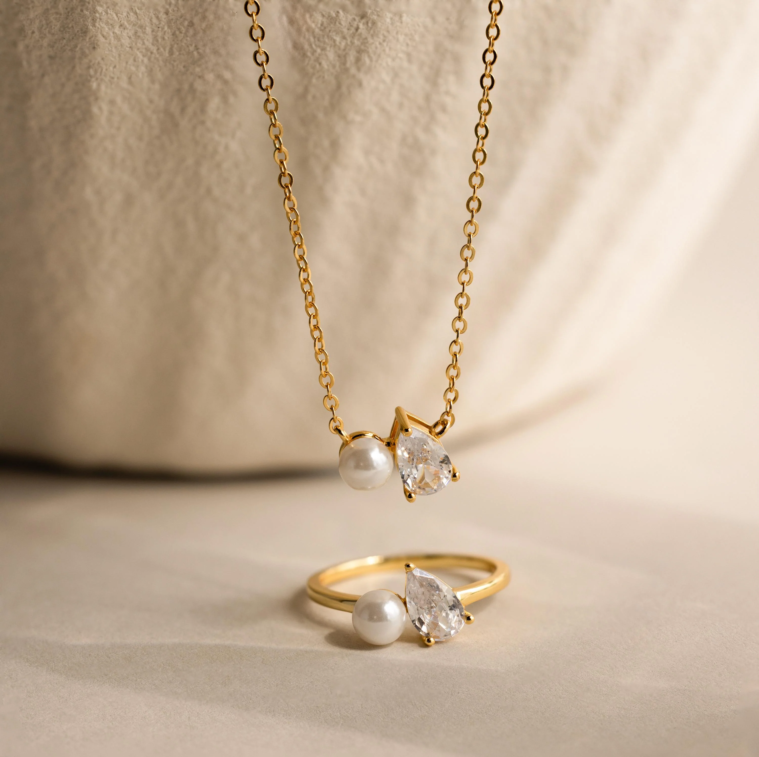 Pearl Diamond Necklace - Image 7
