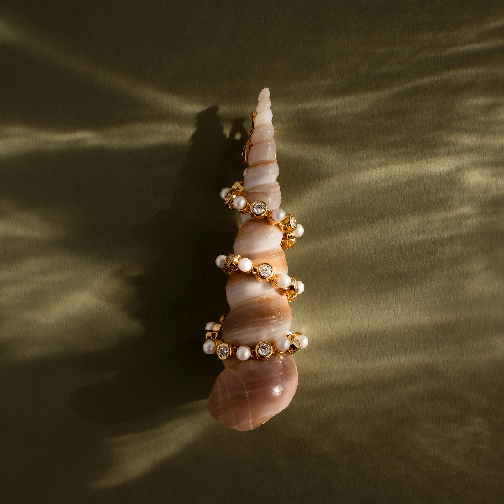 Pearl & Diamond Tennis Bracelet - Image 5