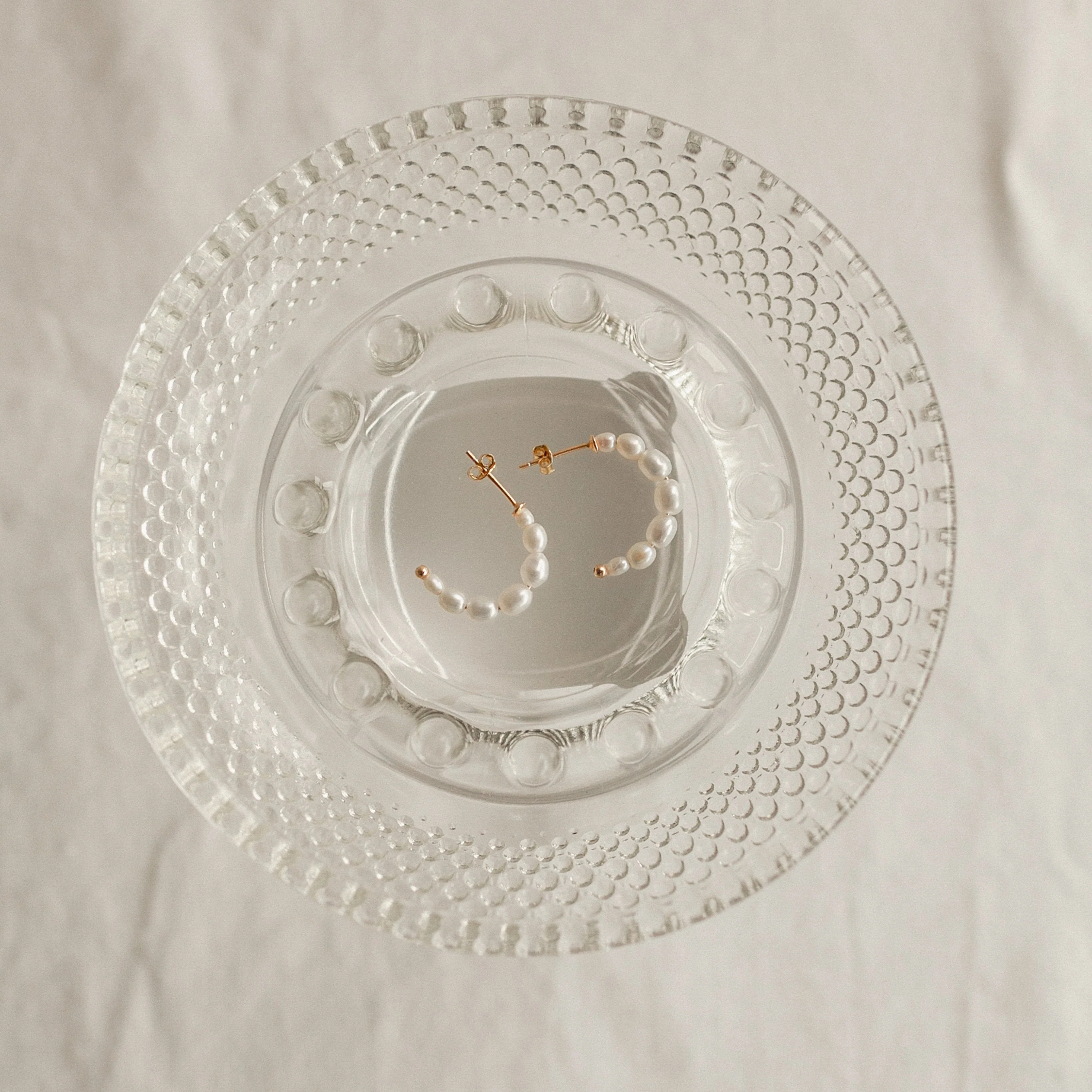 Pearl Hoops - Image 3