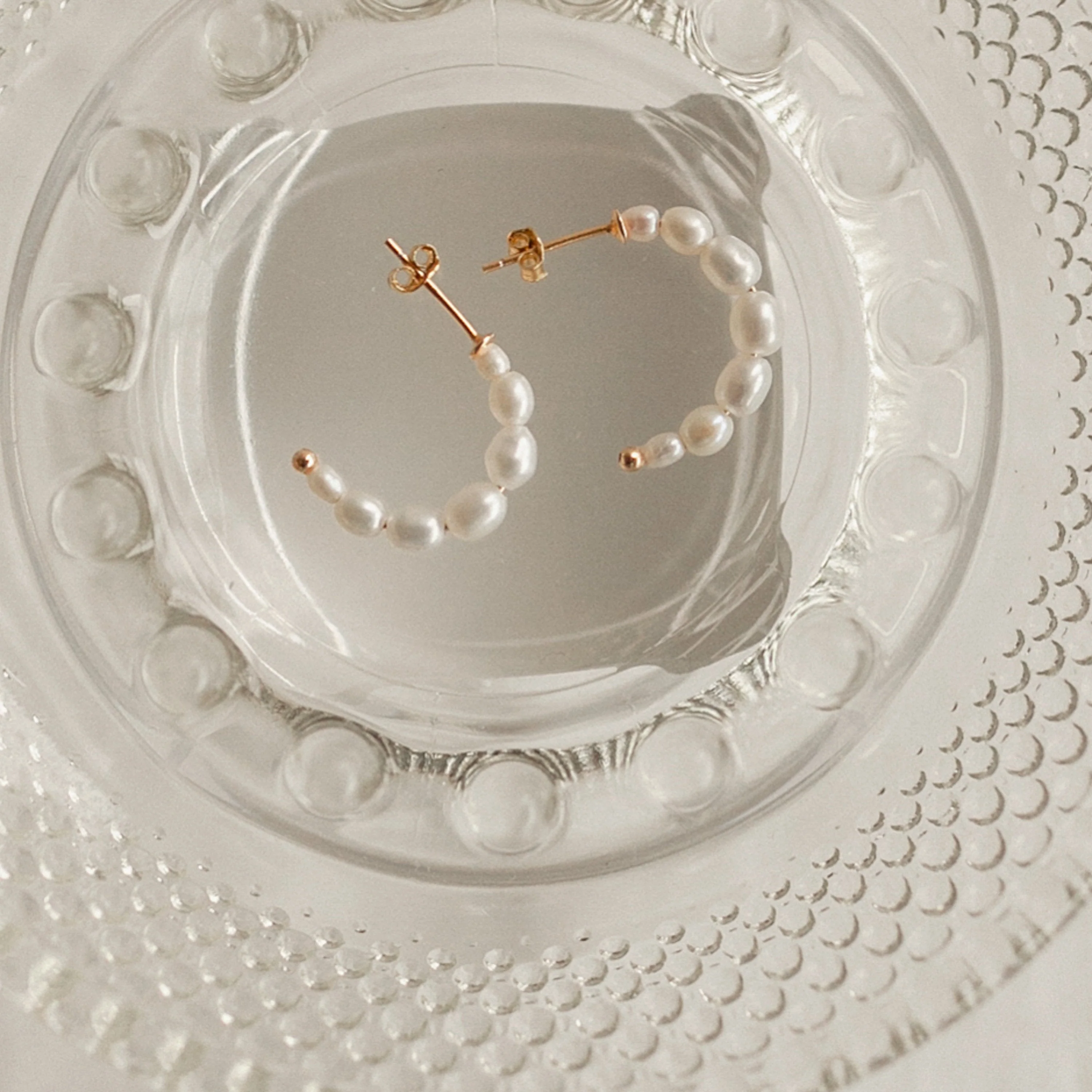Pearl Hoops - Image 4