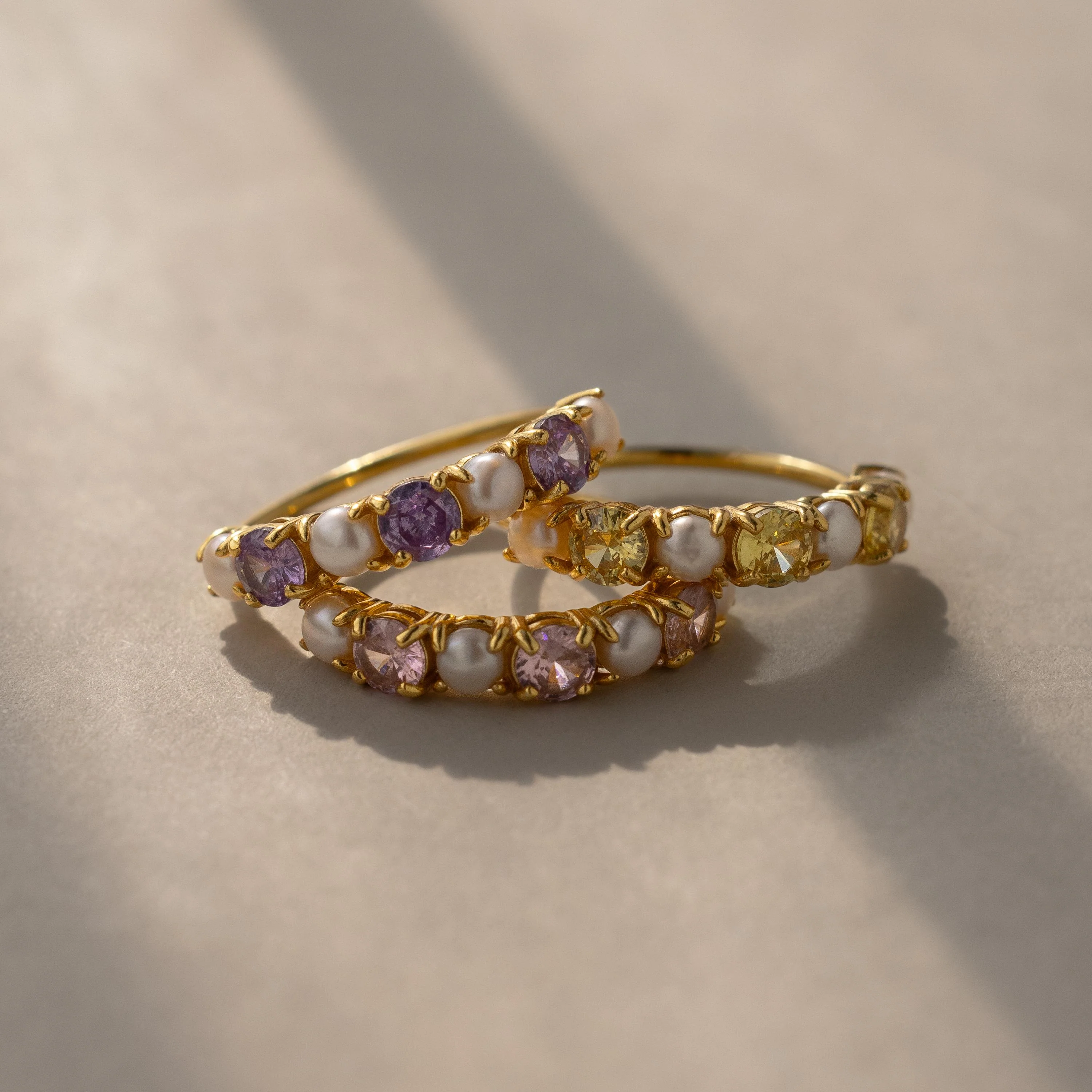 Garnet & Pearl Lace Ring - Image 6