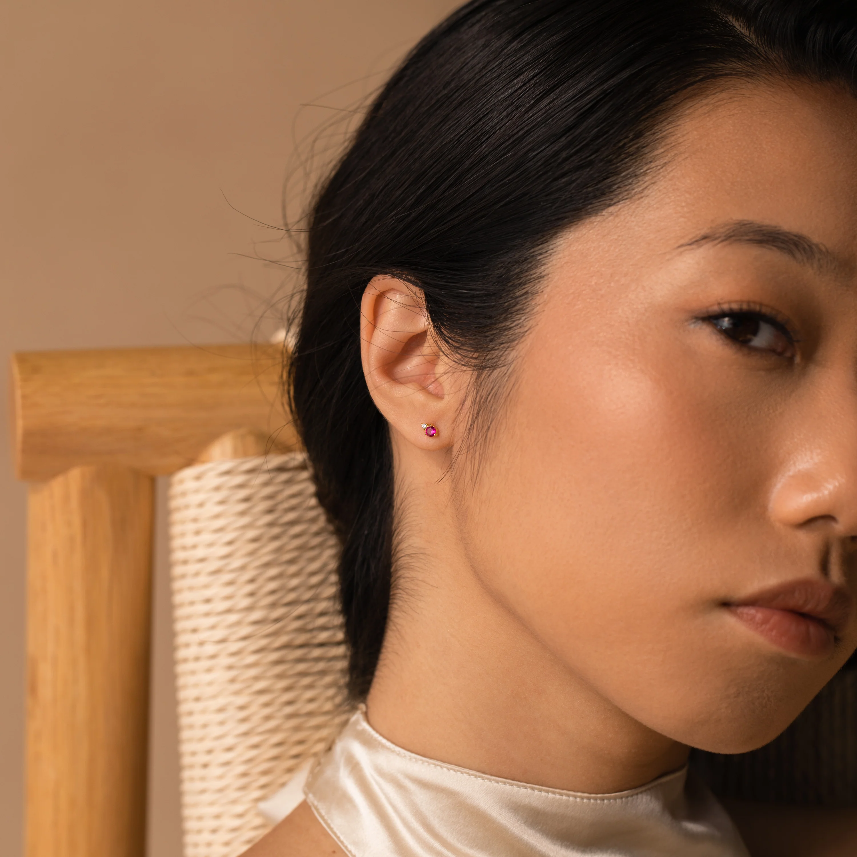 Raindrop Birthstone Studs - Image 5