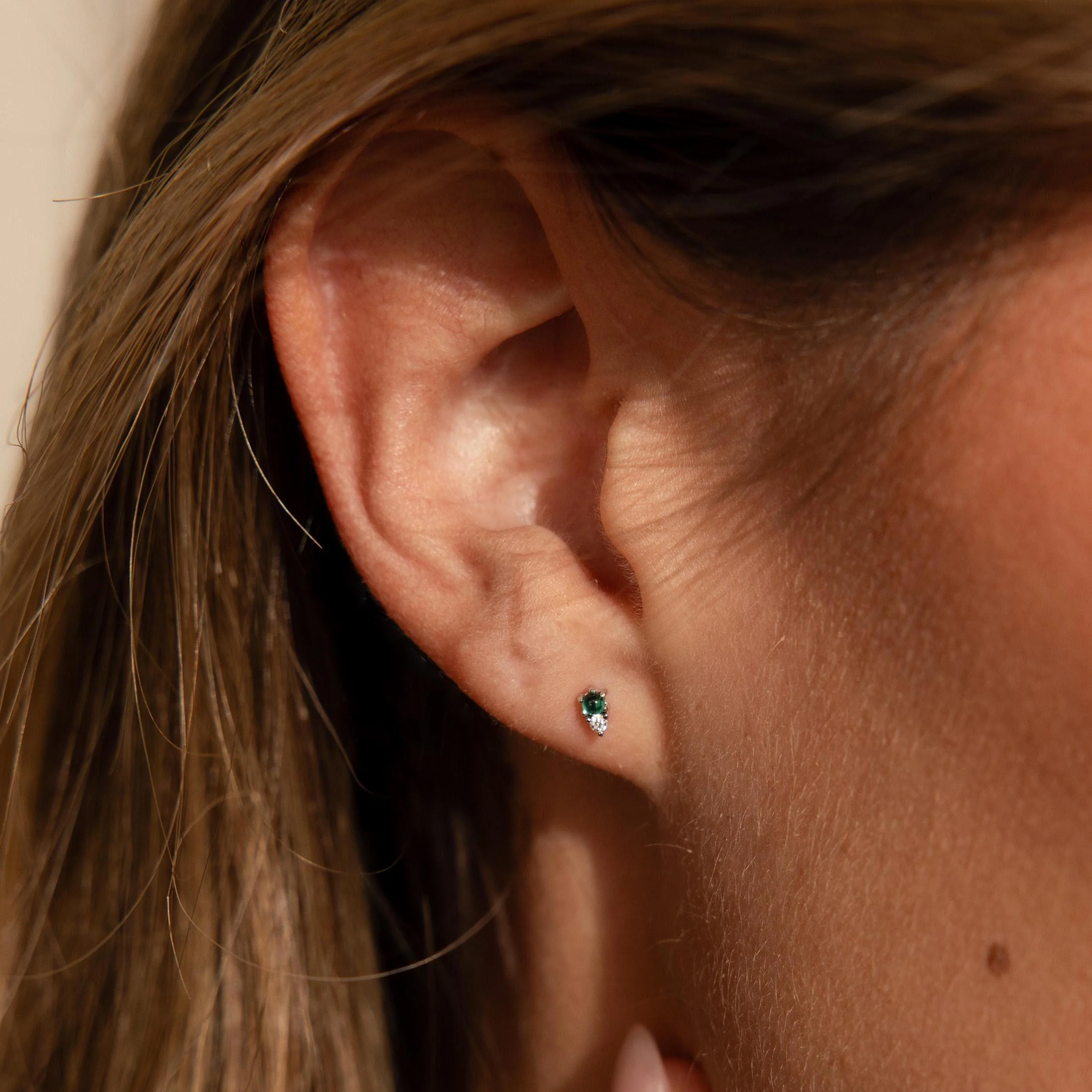 Raindrop Jade Studs - Image 4