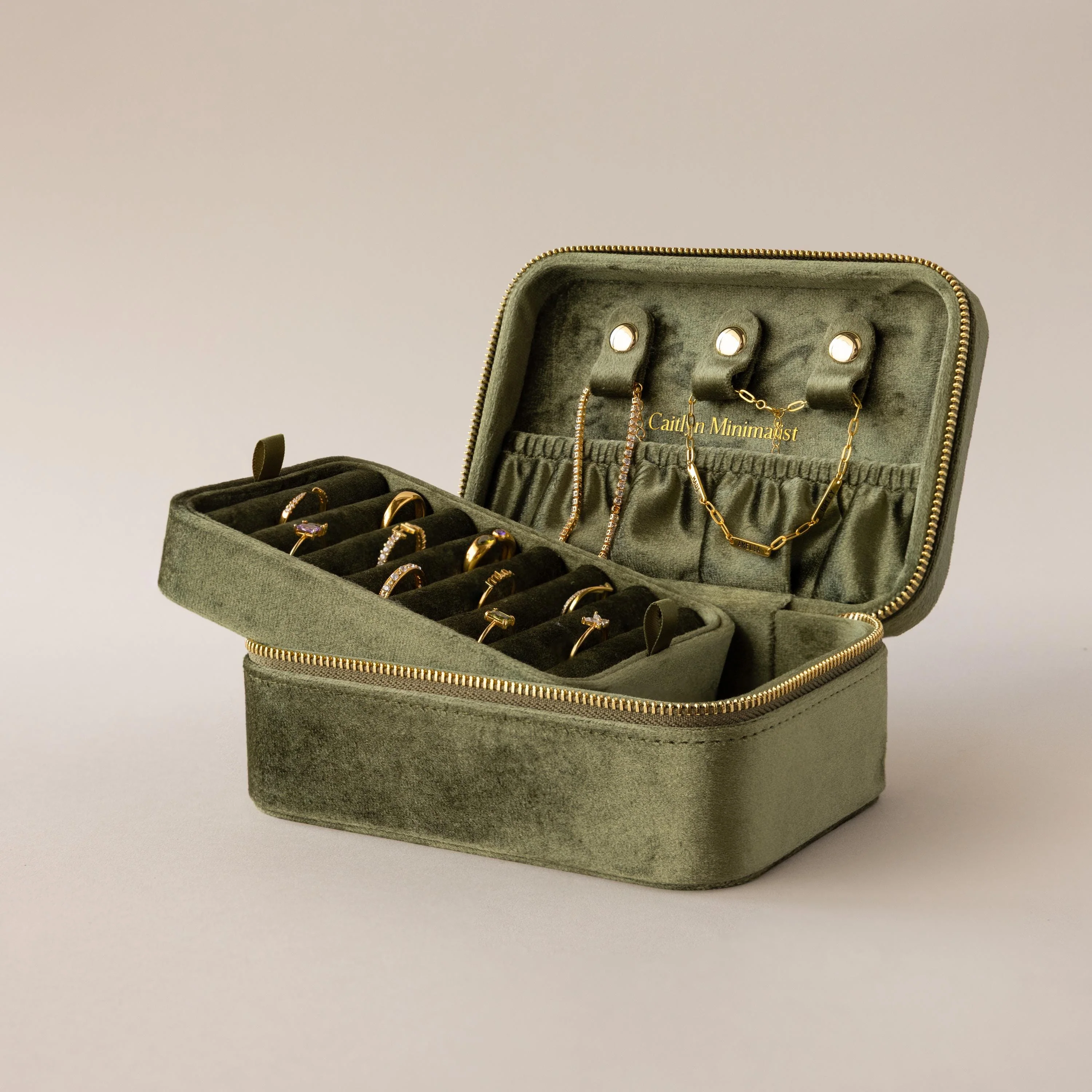 Rectangle Velvet Jewelry Box - Image 5