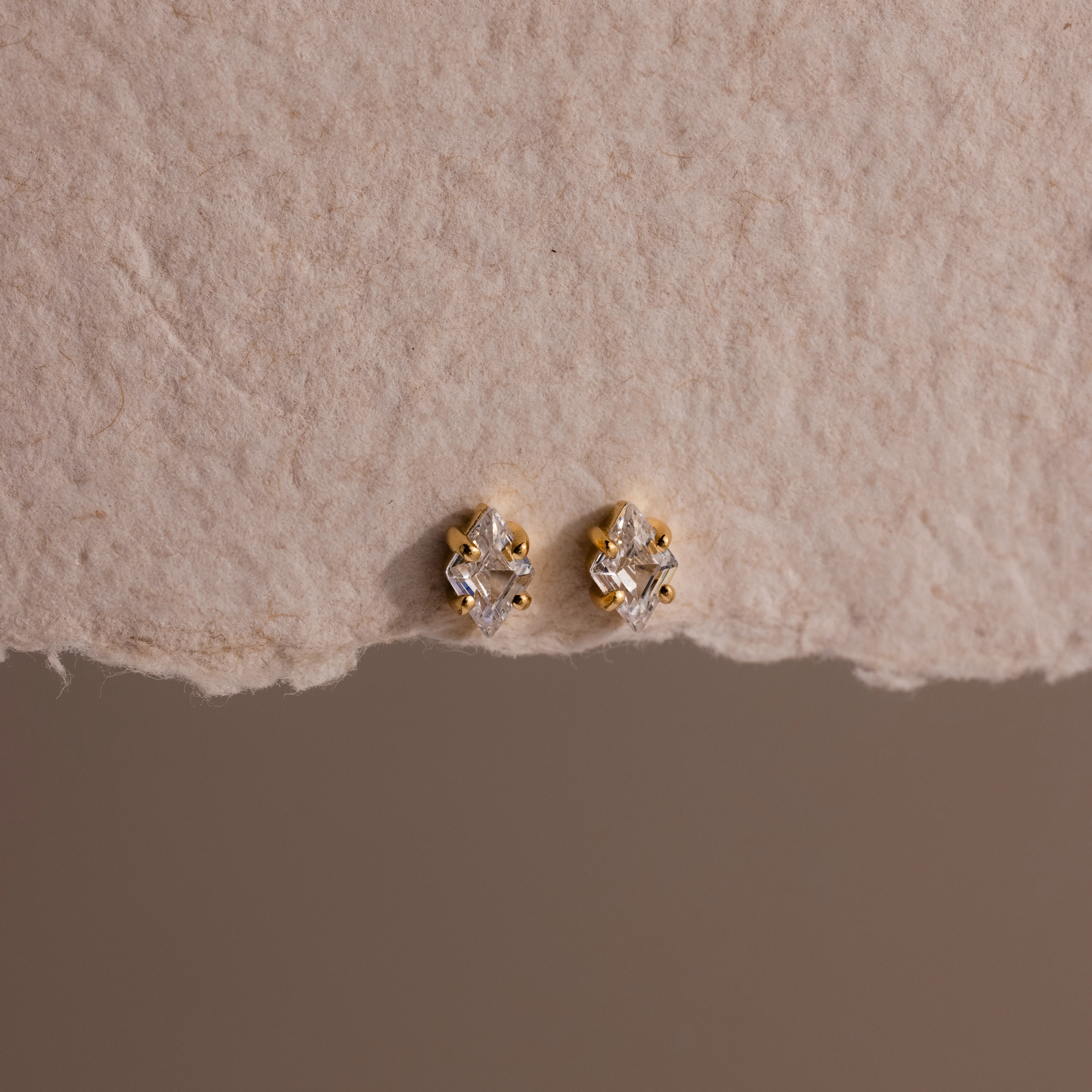 Rhombus Birthstone Flatback Studs - Image 6