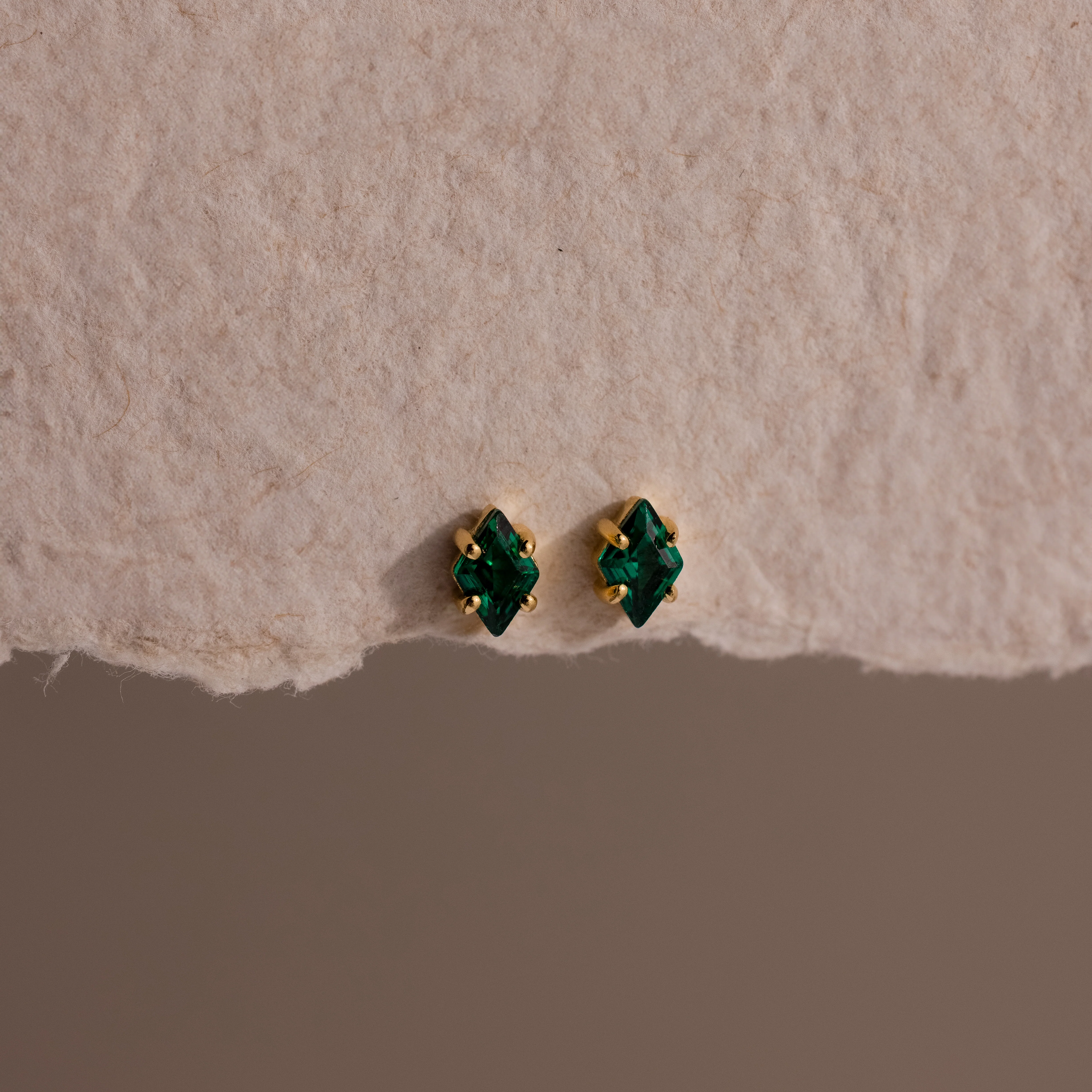Rhombus Birthstone Flatback Studs - Image 7