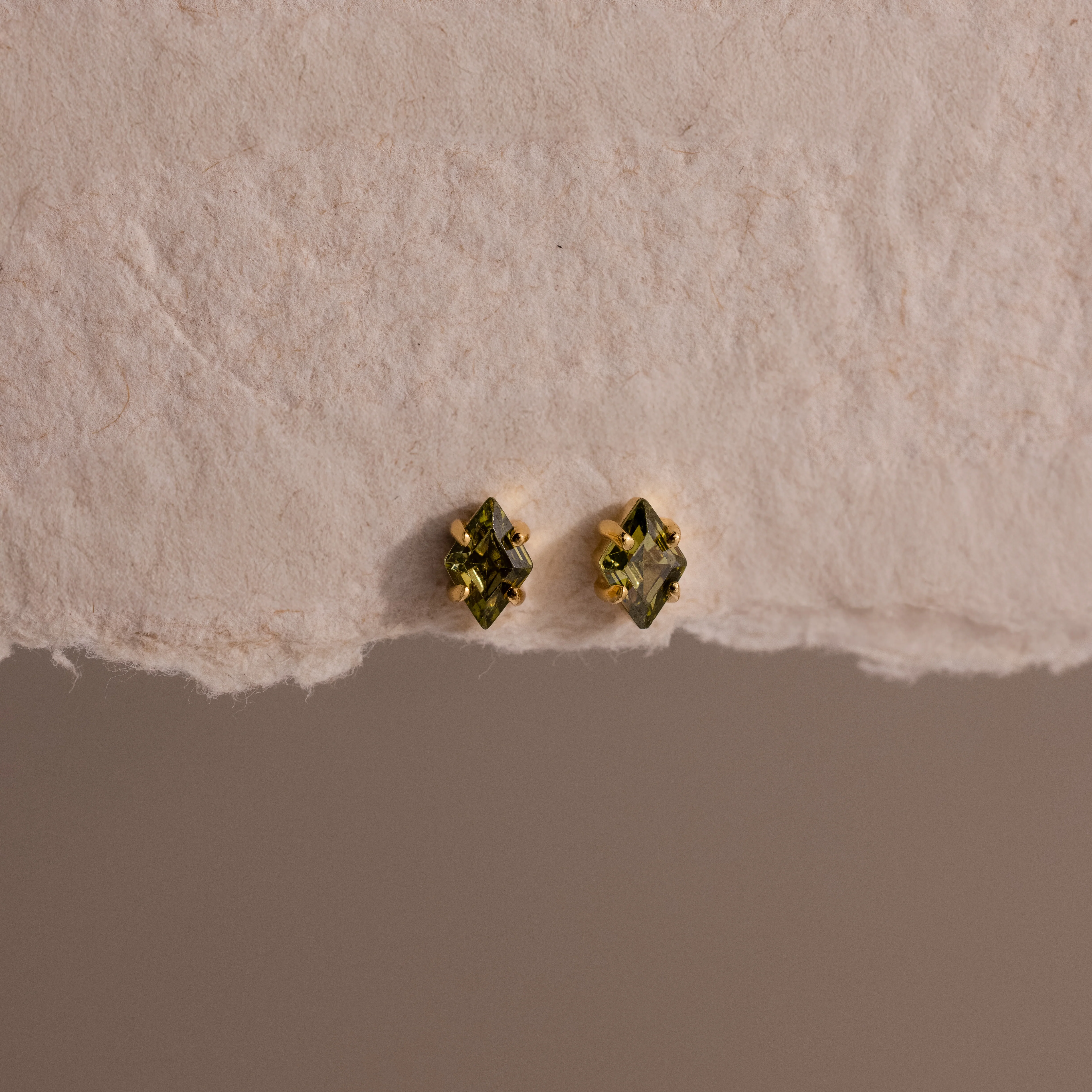 Rhombus Birthstone Flatback Studs - Image 17