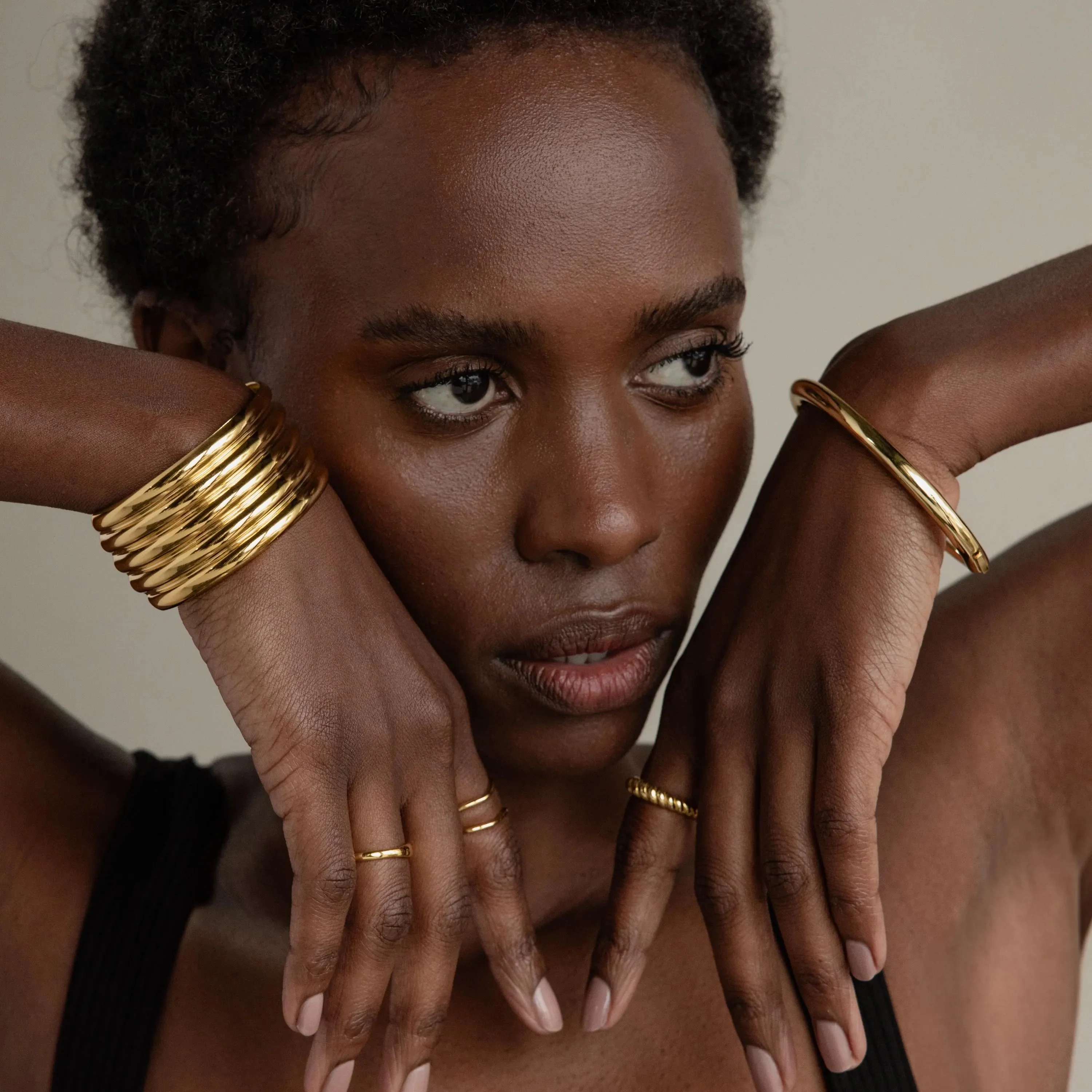 Ribbed Cuff Bracelet - Image 6