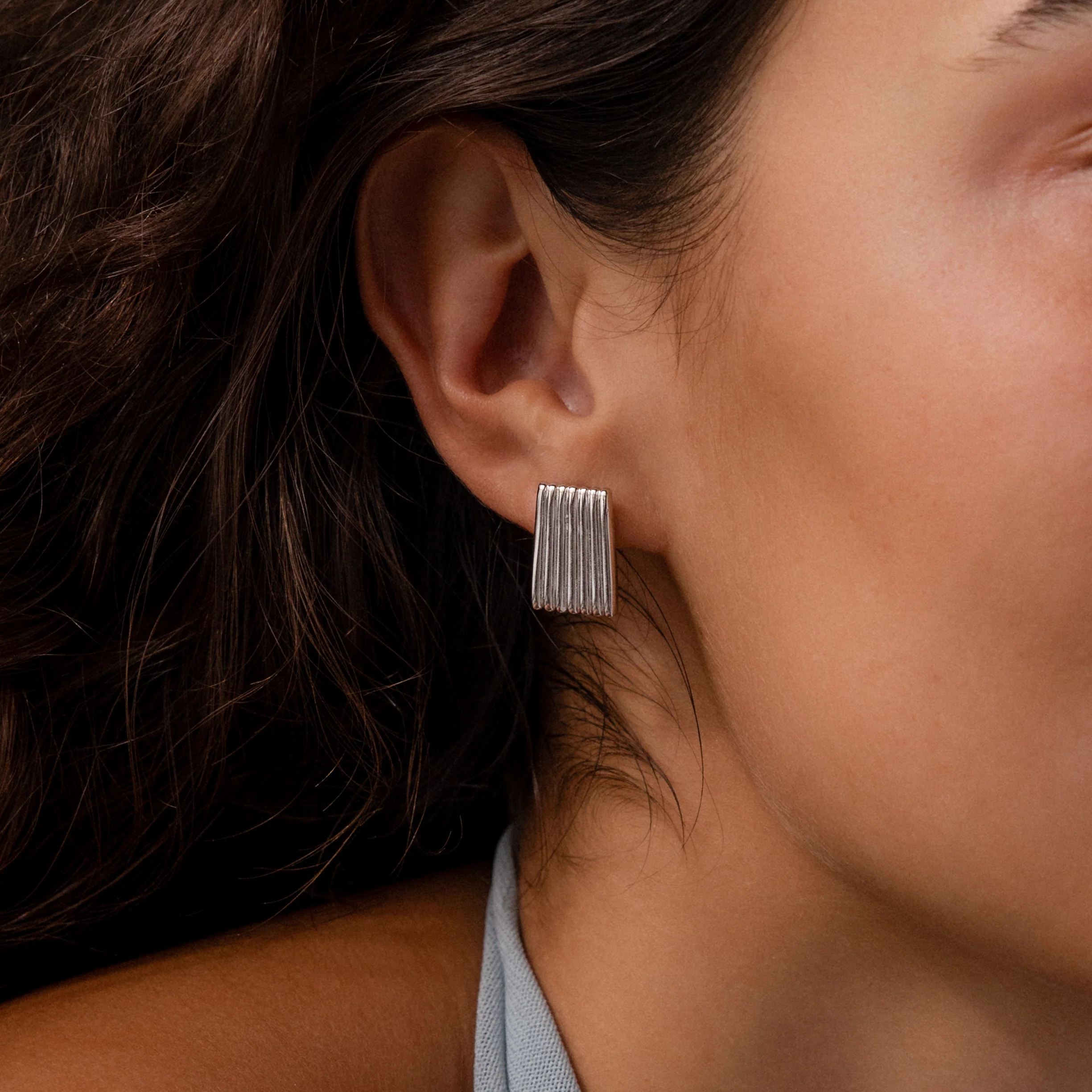 Ribbed Earrings - Image 4