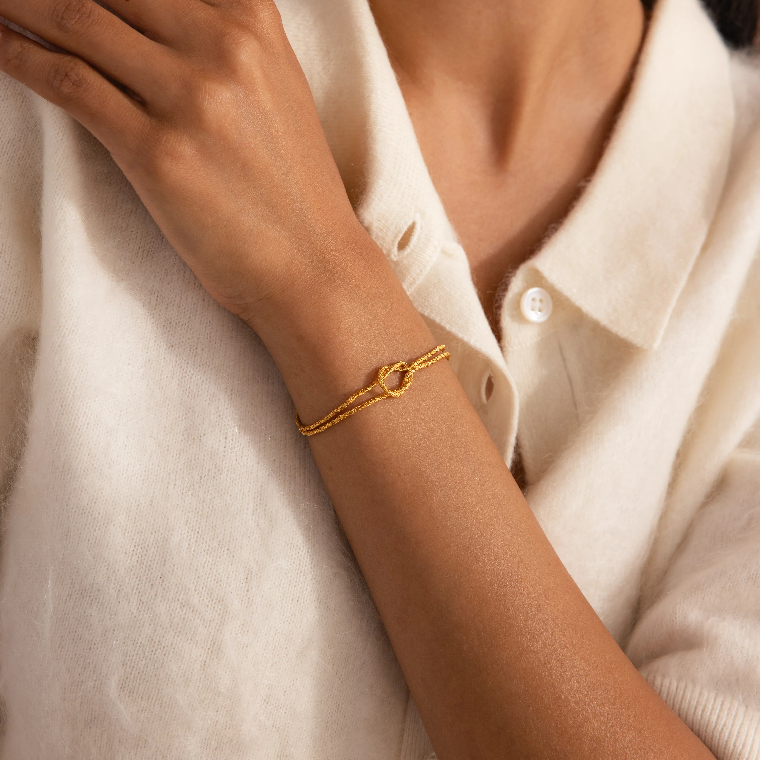 Rope Knot Chain Bracelet - Image 9