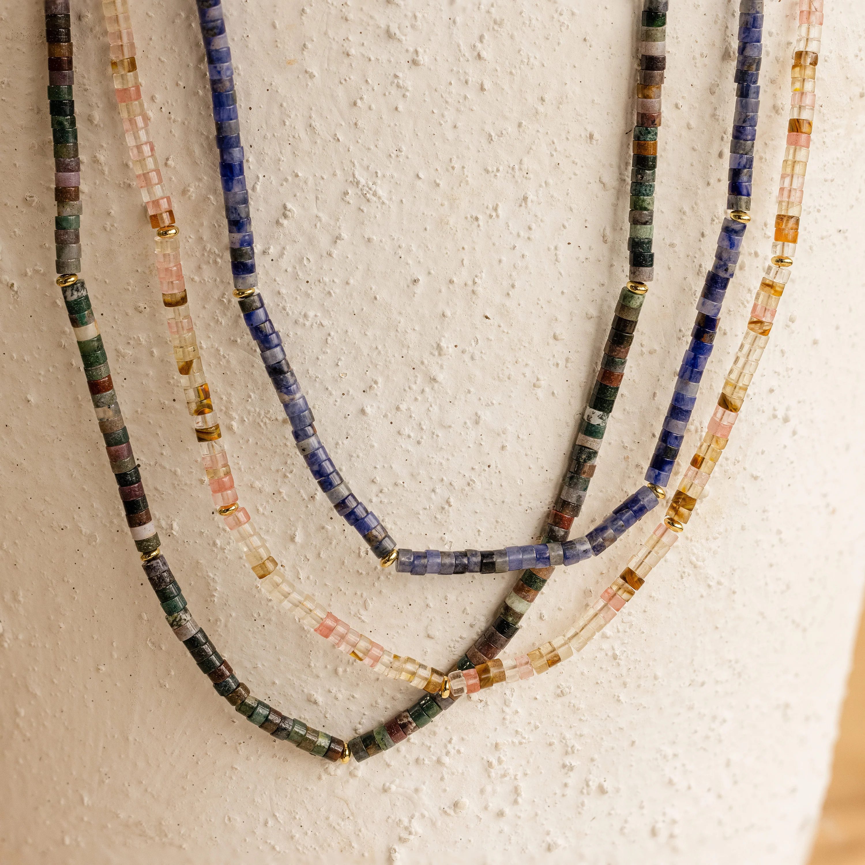 Rose Quartz Beaded Necklace - Image 3