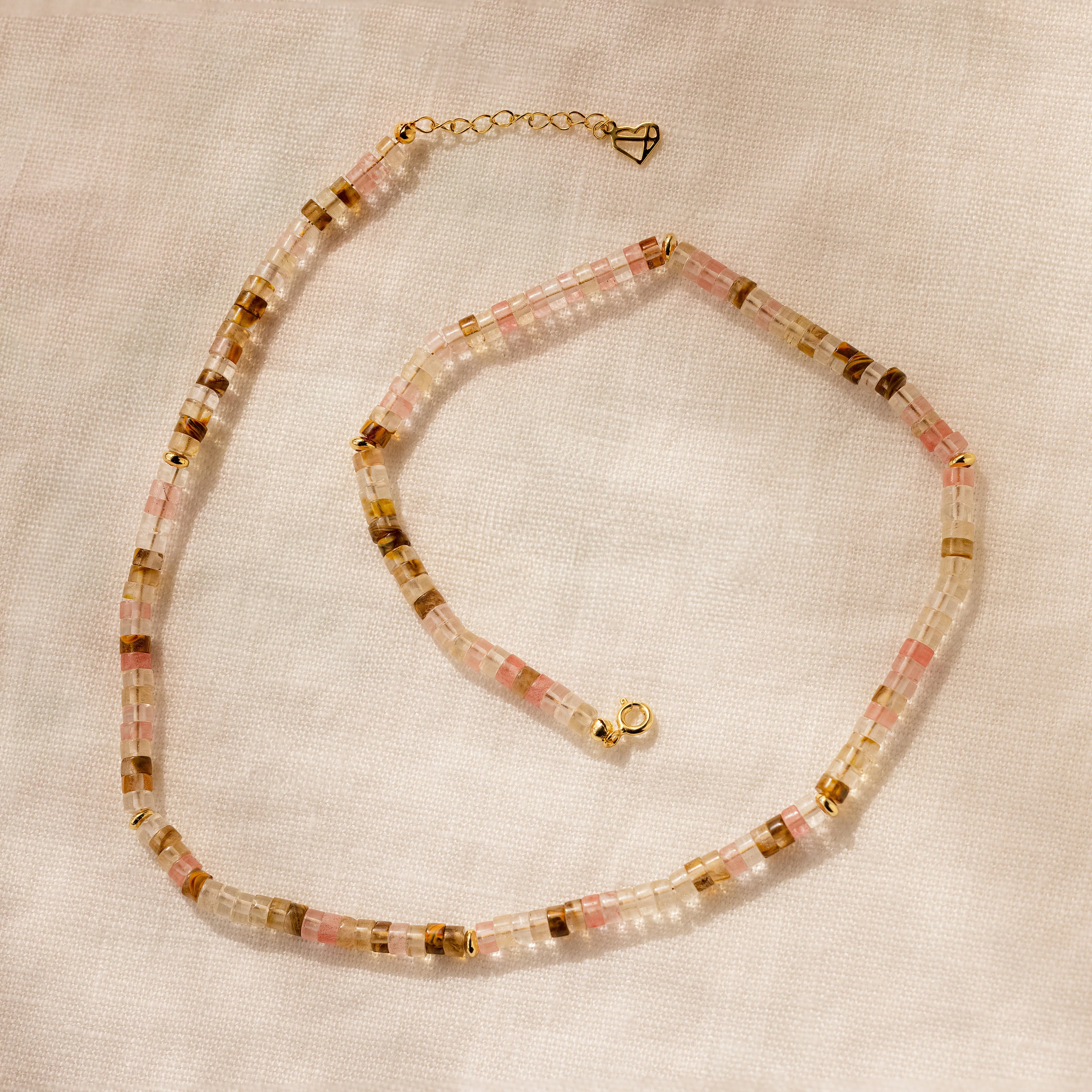 Rose Quartz Beaded Necklace - Image 5