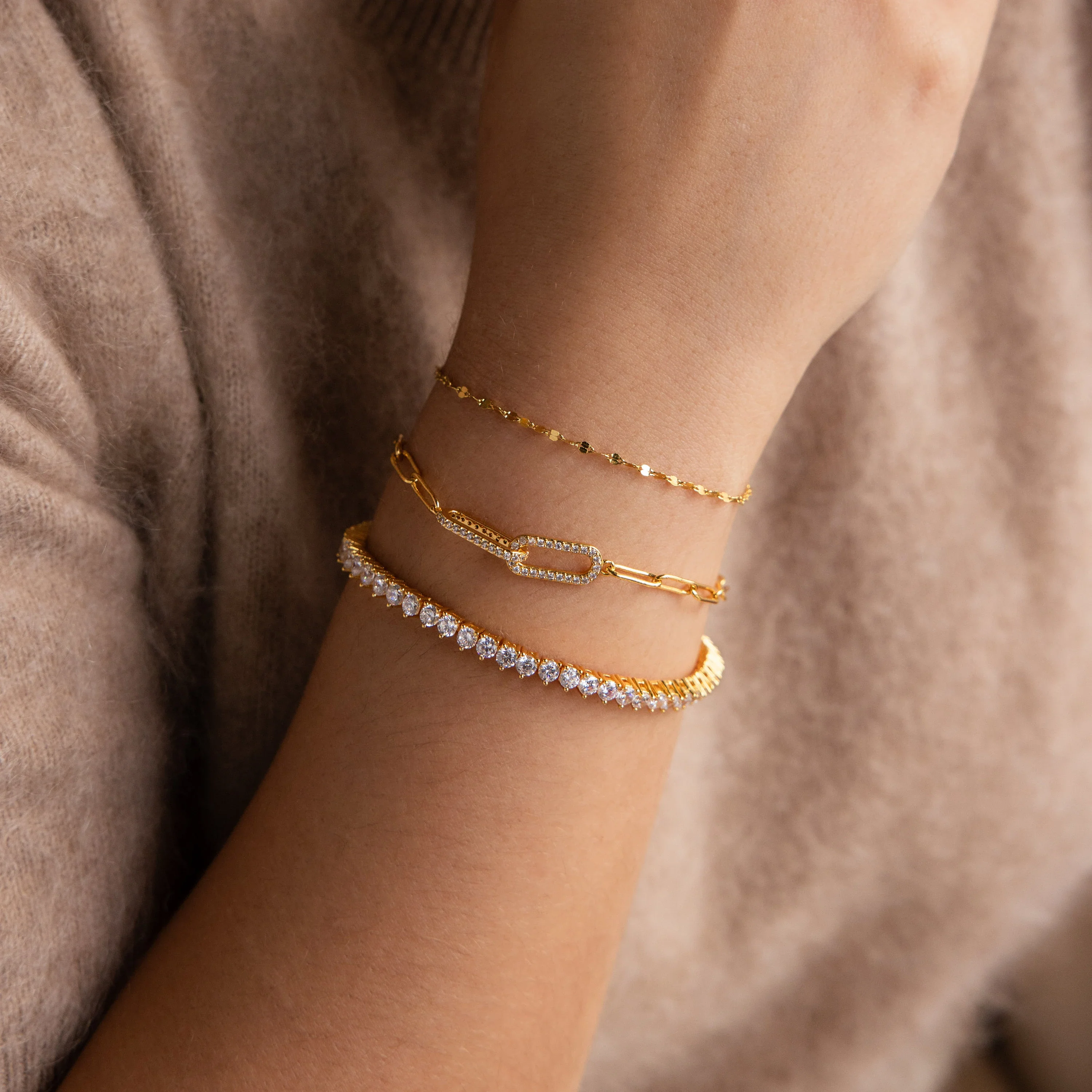 3 Prong Tennis Bracelet - Image 7