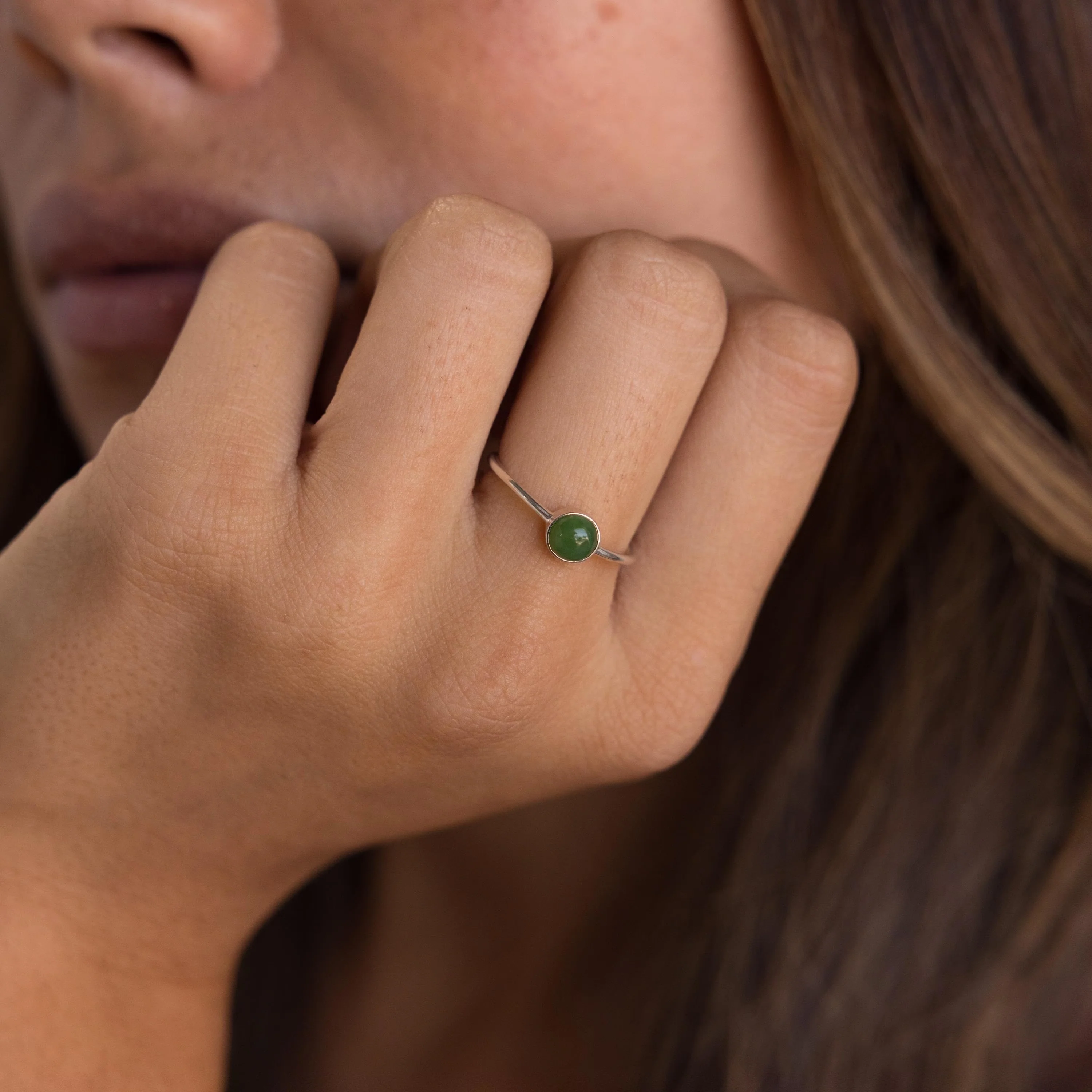 Round Jade Ring - Image 4
